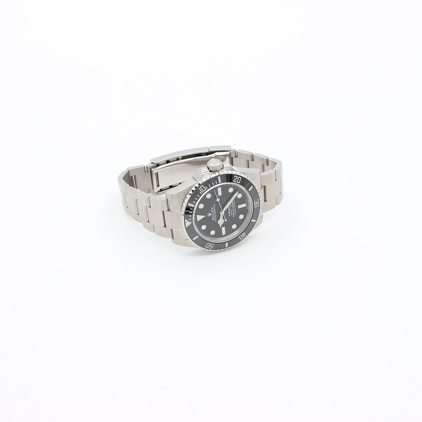 Rolex Submariner No Date 124060 (Onbekend (willekeurig serienummer)) - Zwart wijzerplaat 41mm Staal (7/8)