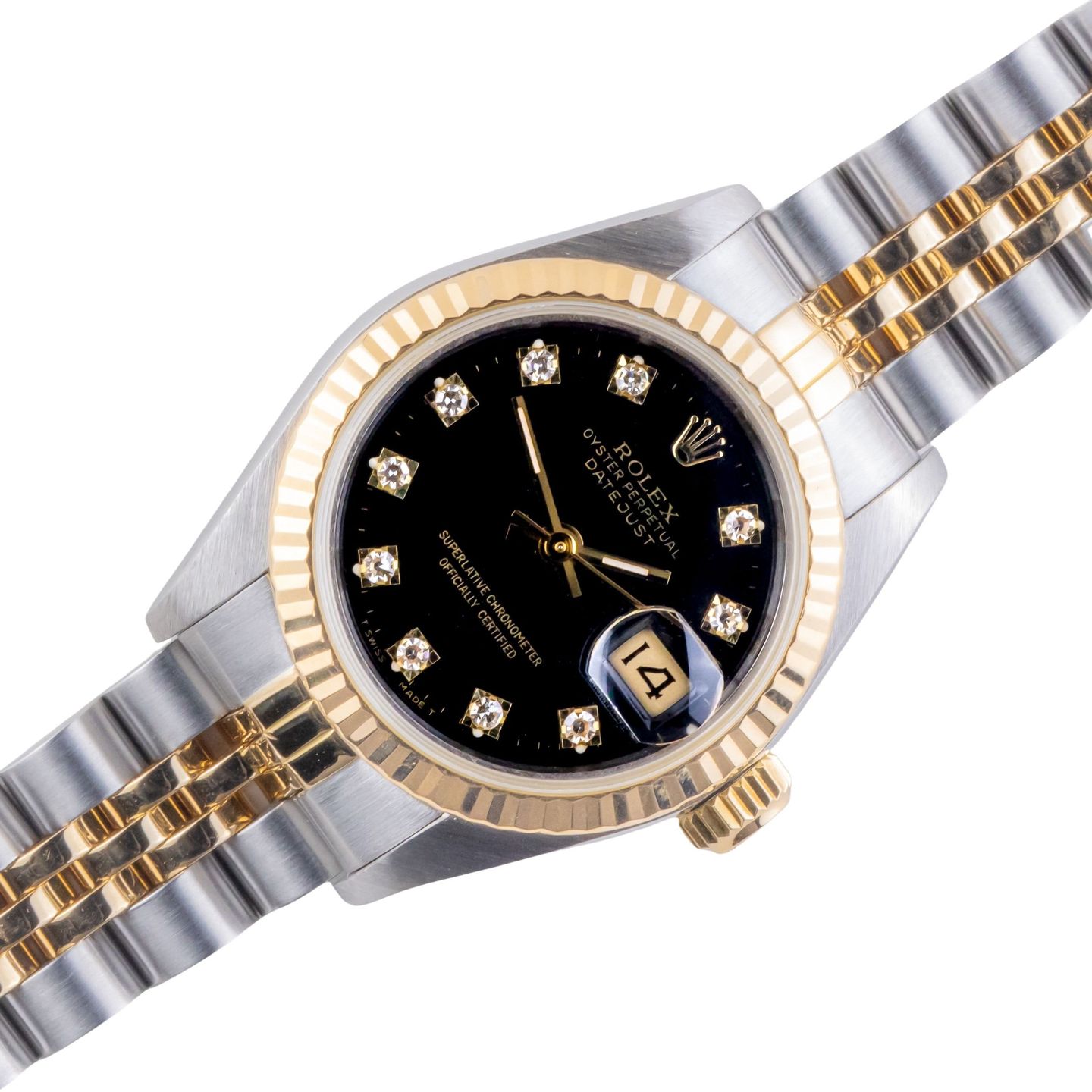 Rolex Lady-Datejust 69173 (1988) - 26mm Goud/Staal (1/8)