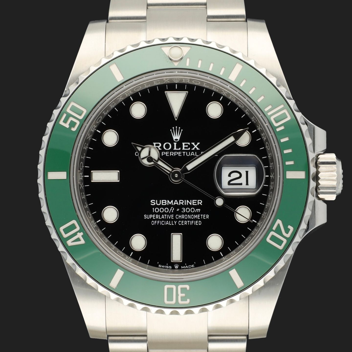Rolex Submariner Date 126610LV (2021) - Zwart wijzerplaat 41mm Staal (3/7)
