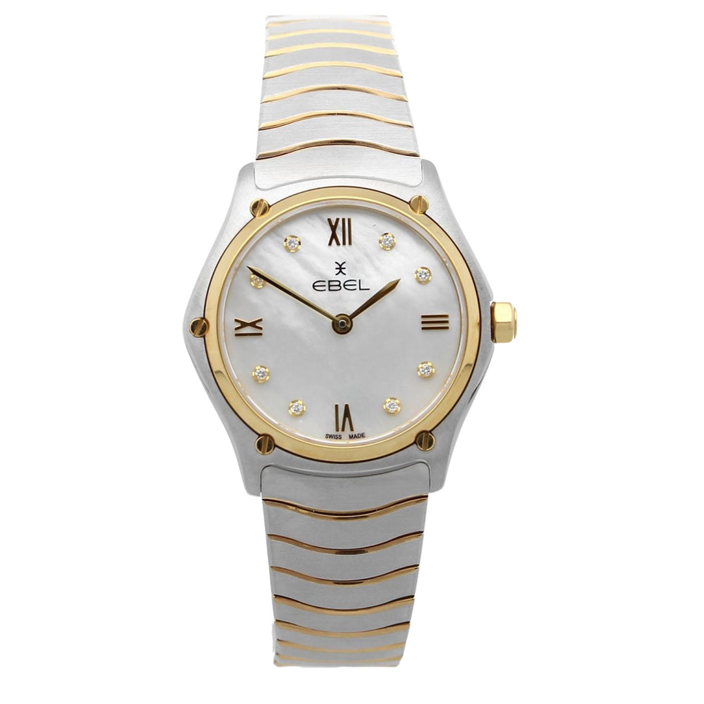 Ebel Sport 1216388A (2024) - Pearl dial 30 mm Gold/Steel case (1/6)