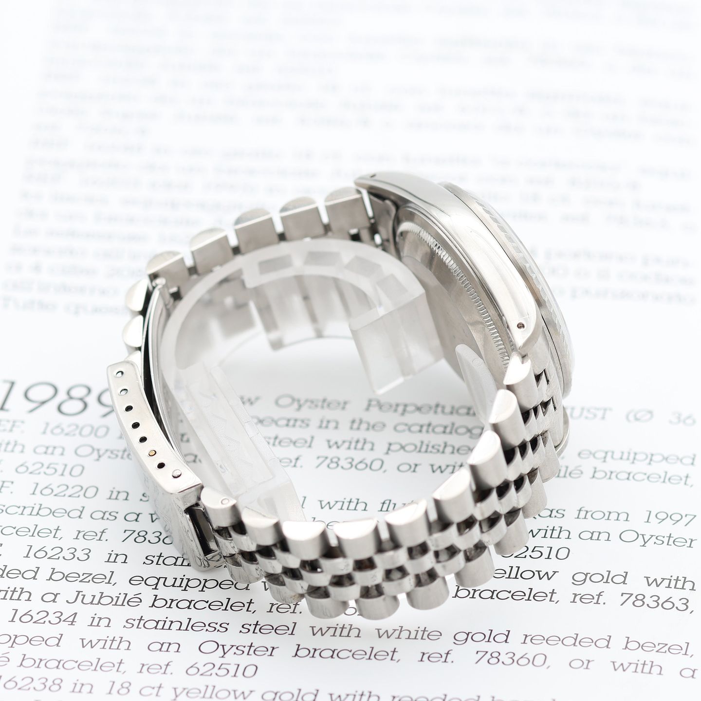 Rolex Datejust 36 16220 (Onbekend (willekeurig serienummer)) - Wit wijzerplaat 36mm Staal (7/7)