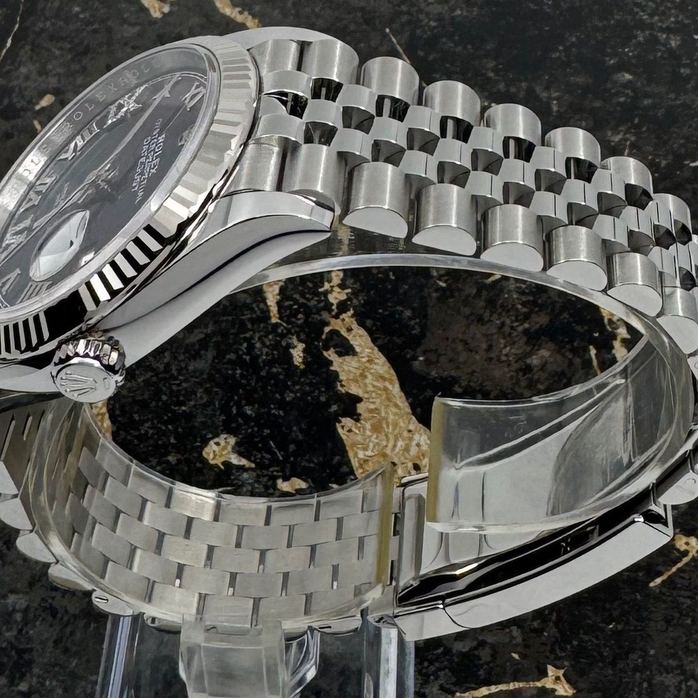 Rolex Datejust 36 126234 (2025) - Purple dial 36 mm Steel case (5/8)