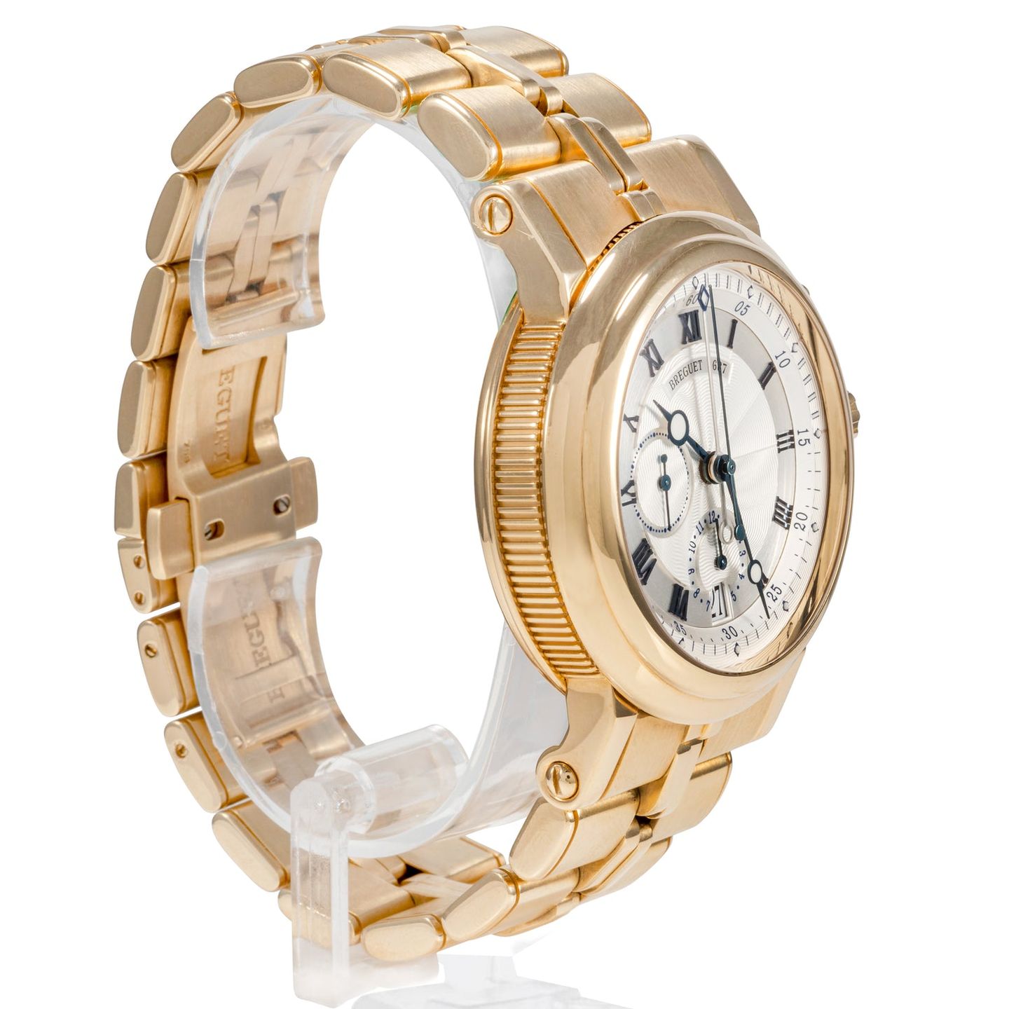 Breguet Marine 5827BA (Unknown (random serial)) - White dial Unknown Yellow Gold case (3/6)