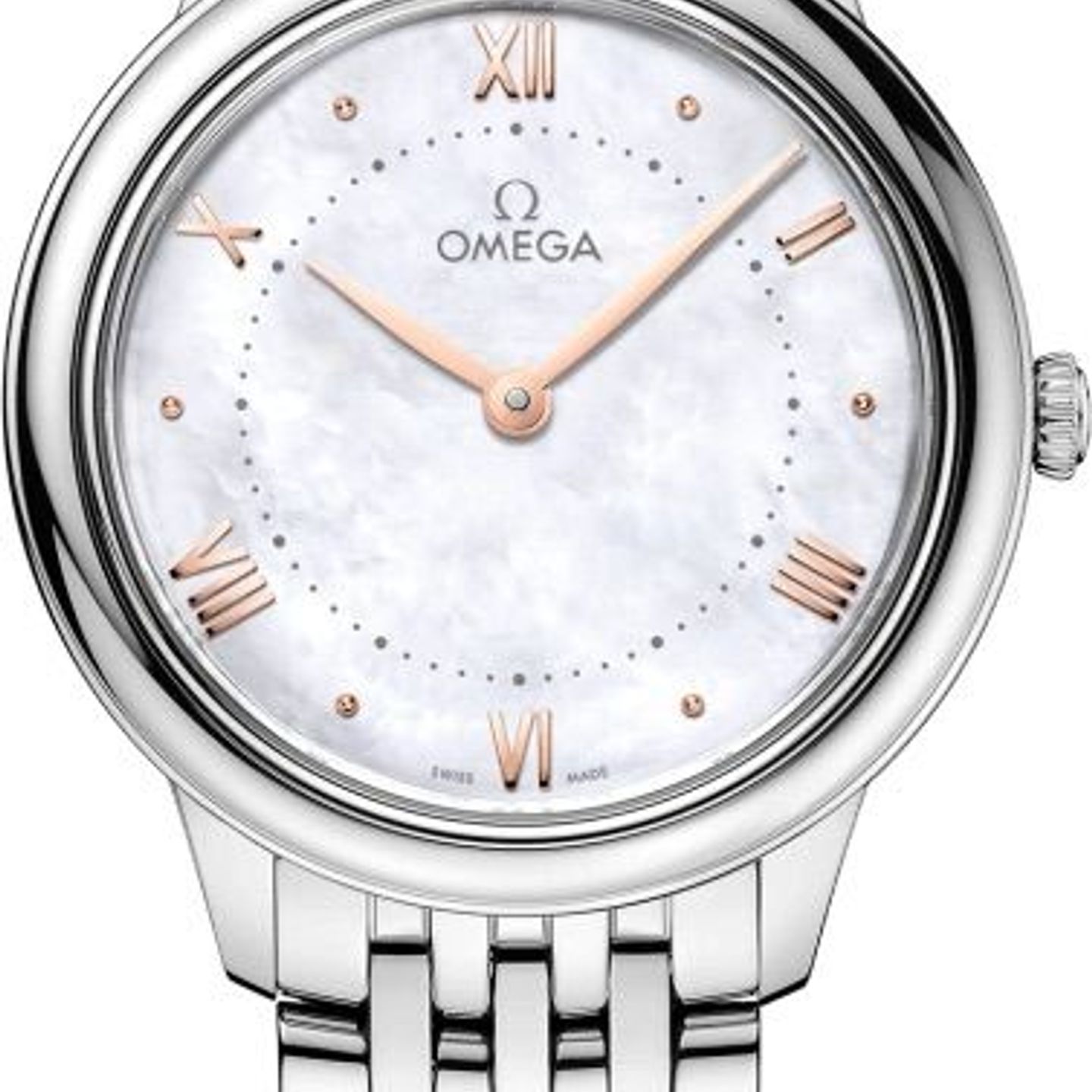 Omega De Ville 434.10.30.60.05.001 (2024) - Wit wijzerplaat 30mm Staal (1/1)