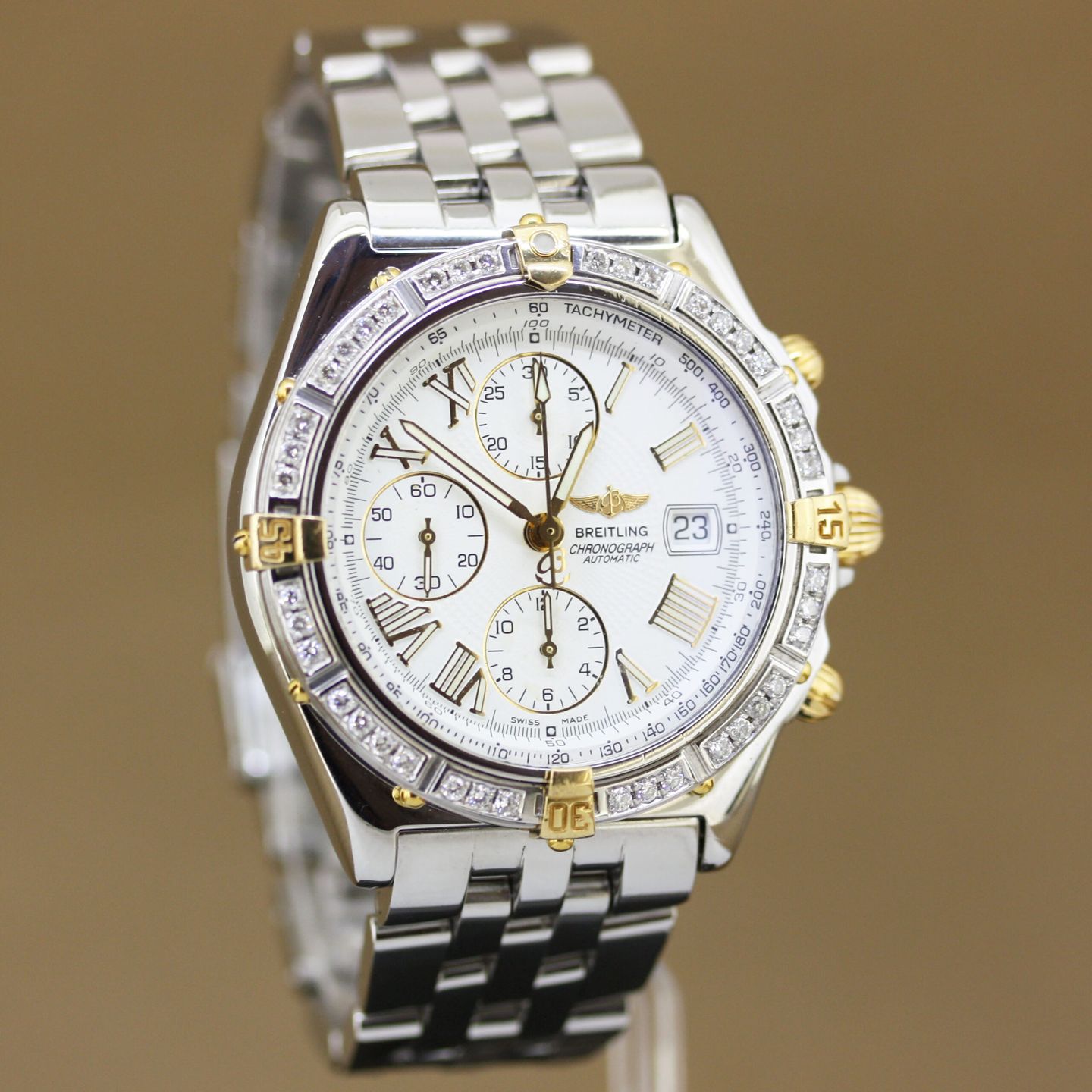 Breitling Crosswind Racing B13355 (2003) - White dial 43 mm Steel case (3/8)