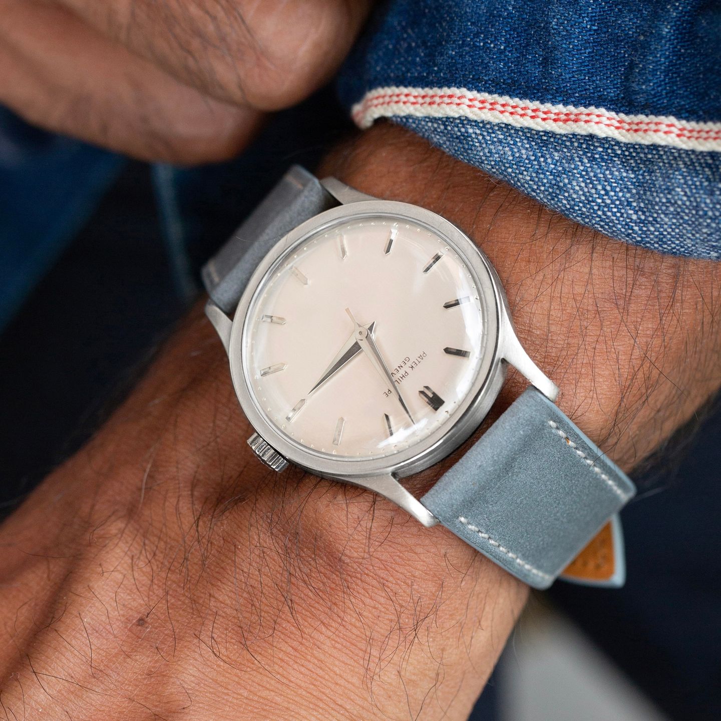 Patek Philippe Calatrava 570 (1962) - Zilver wijzerplaat 36mm Witgoud (1/3)