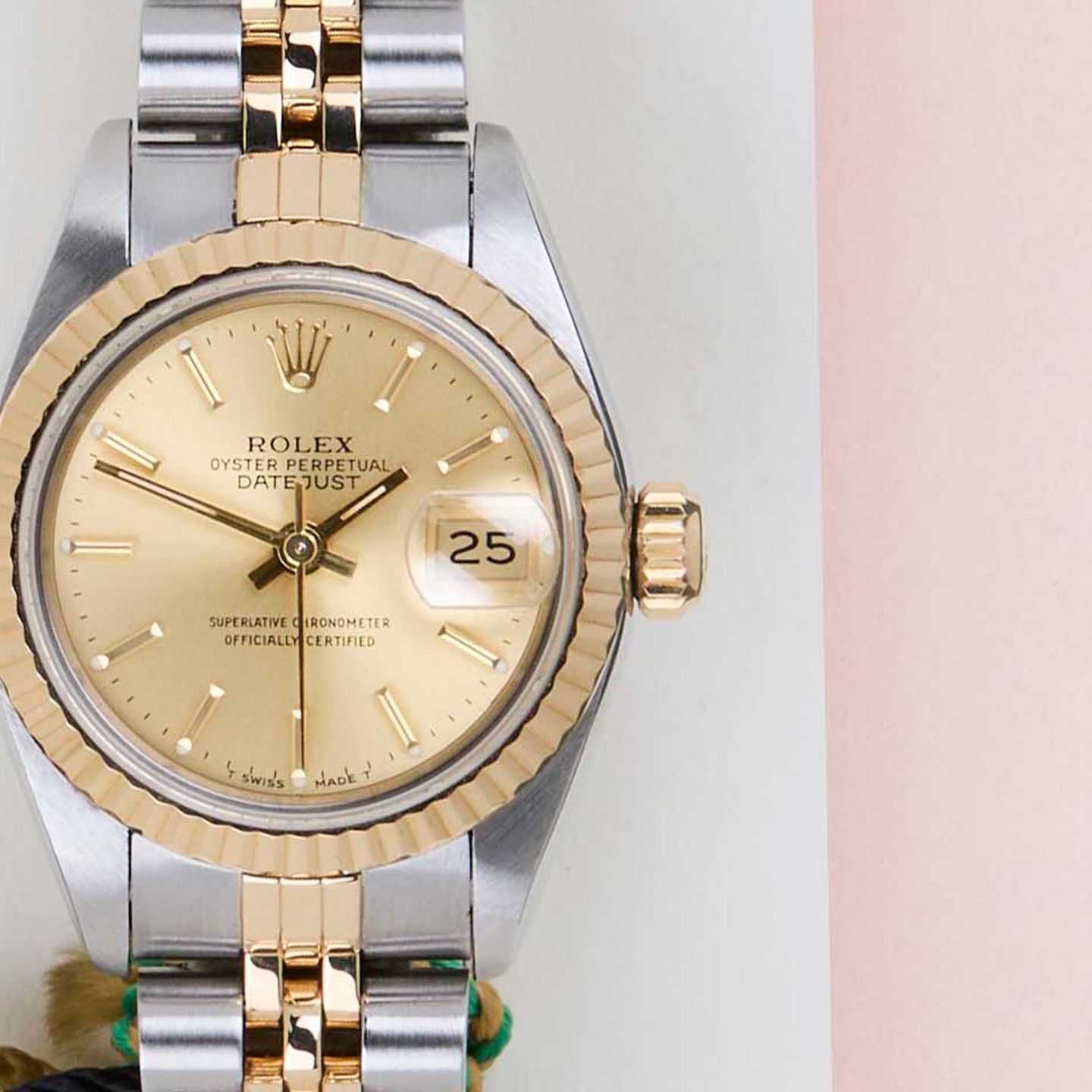 Rolex Lady-Datejust 69173 (1992) - 26mm Goud/Staal (5/8)