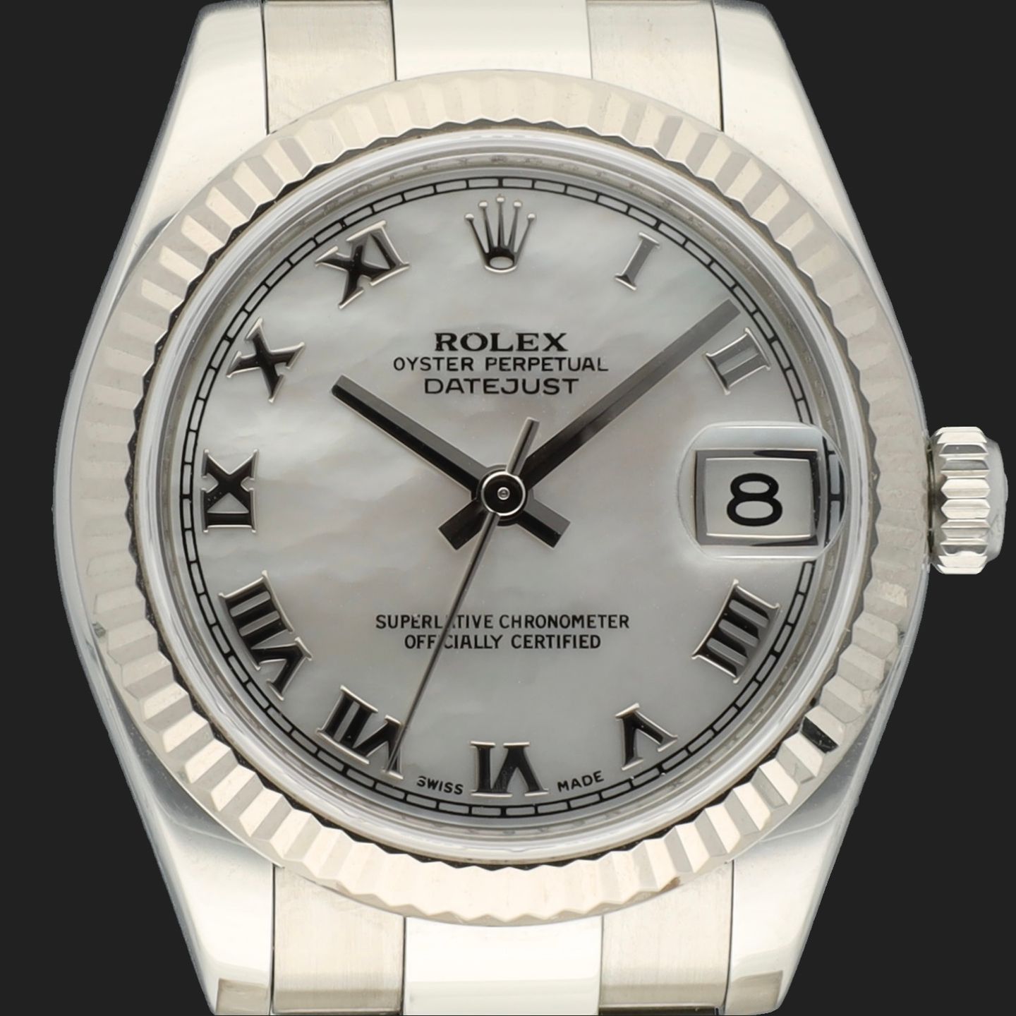 Rolex Datejust 31 178274 (2008) - Wit wijzerplaat 31mm Staal (2/8)