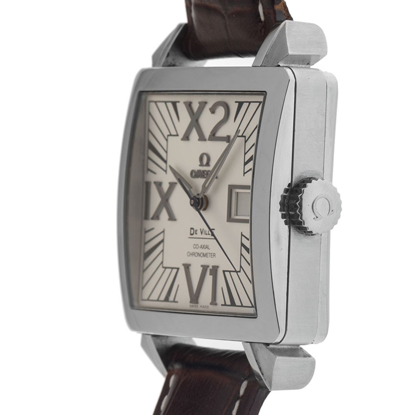 Omega De Ville 7813.30.39 (2016) - Wit wijzerplaat 35mm Staal (4/7)