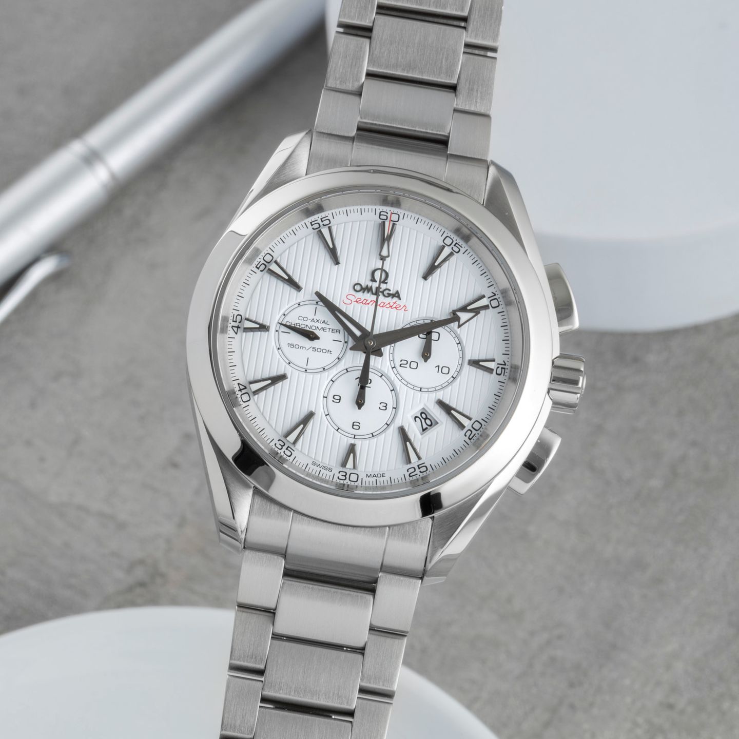 Omega Seamaster Aqua Terra 231.10.44.50.04.001 (2006) - Wit wijzerplaat 44mm Staal (3/8)