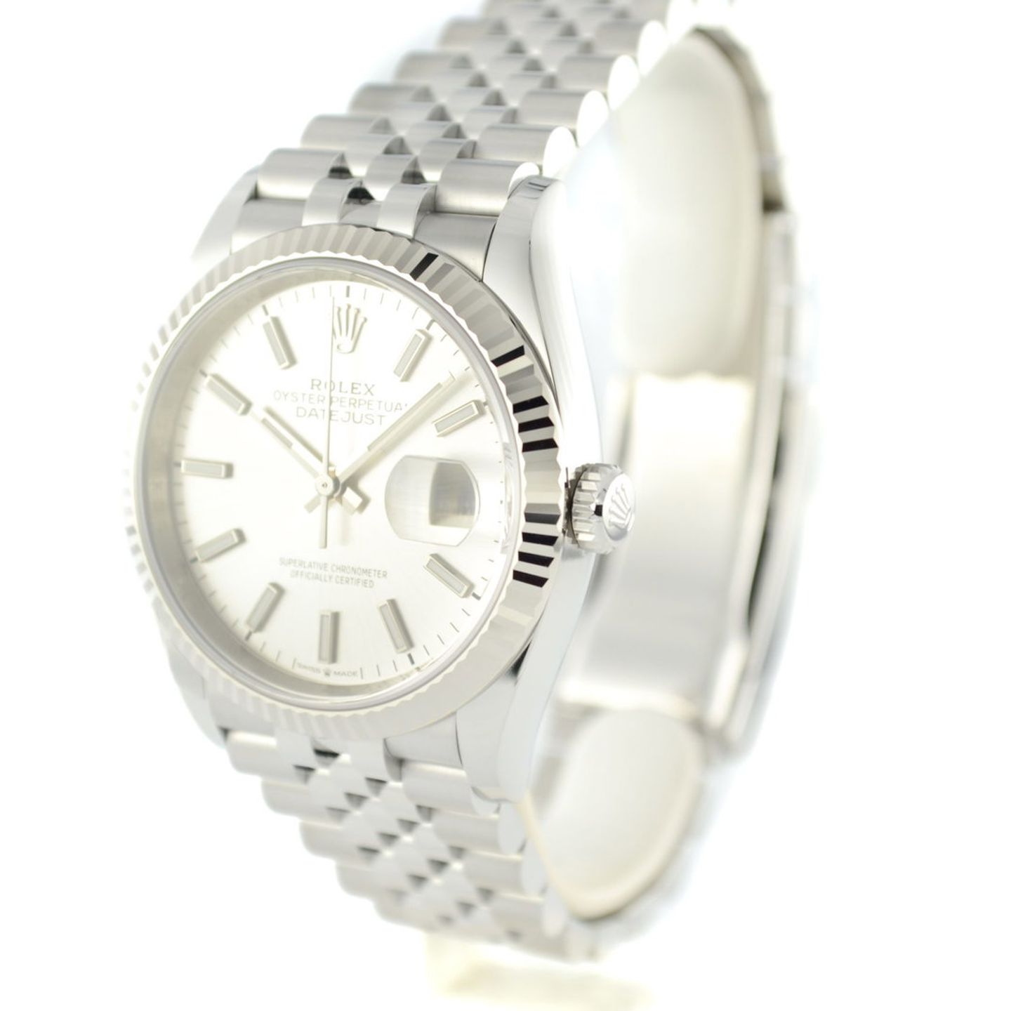 Rolex Datejust 36 126234 (2026) - Silver dial 36 mm Steel case (2/7)