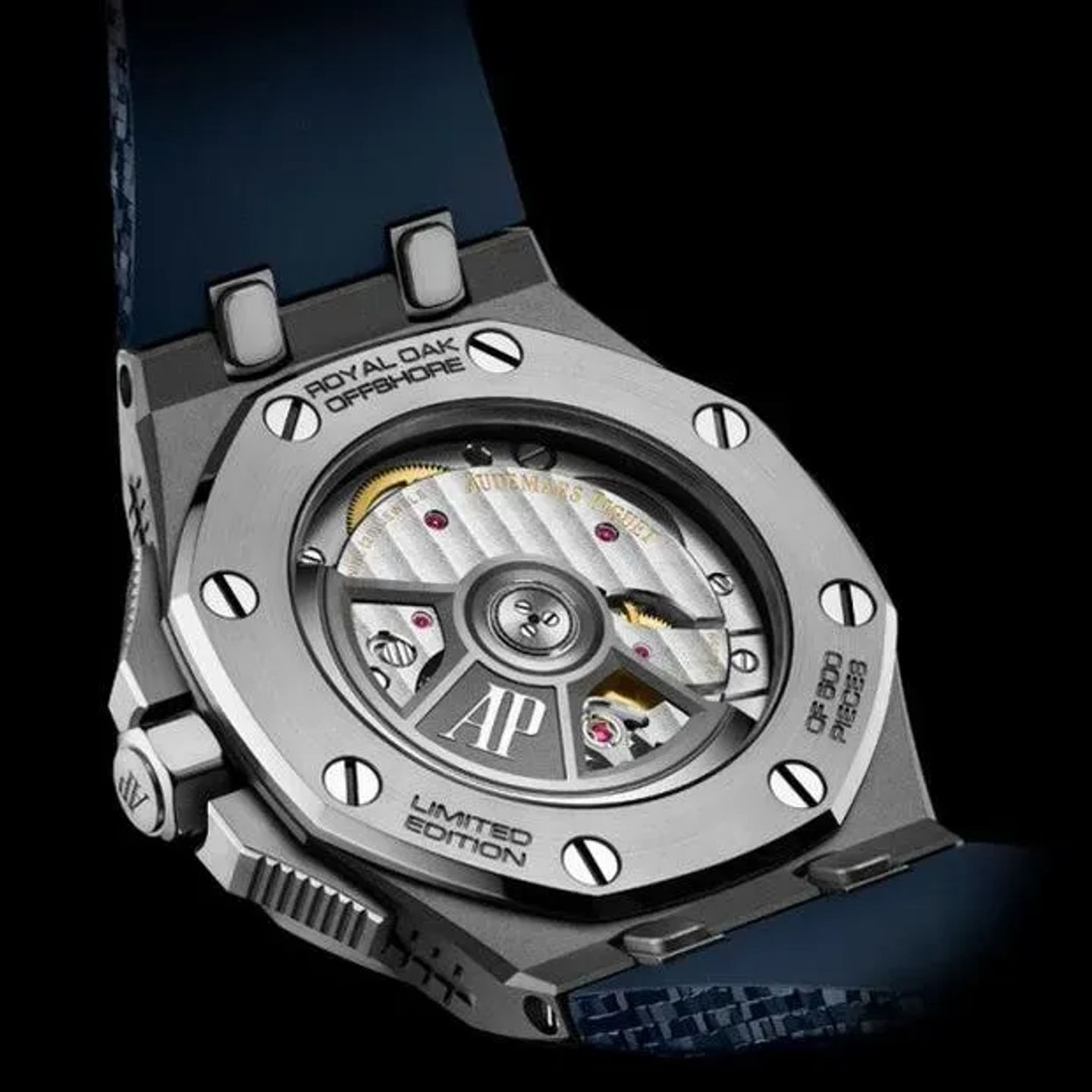 Audemars Piguet Royal Oak Offshore 77600TI.OO.A343CA.01 (2023) - Blue dial 37 mm Titanium case (6/6)