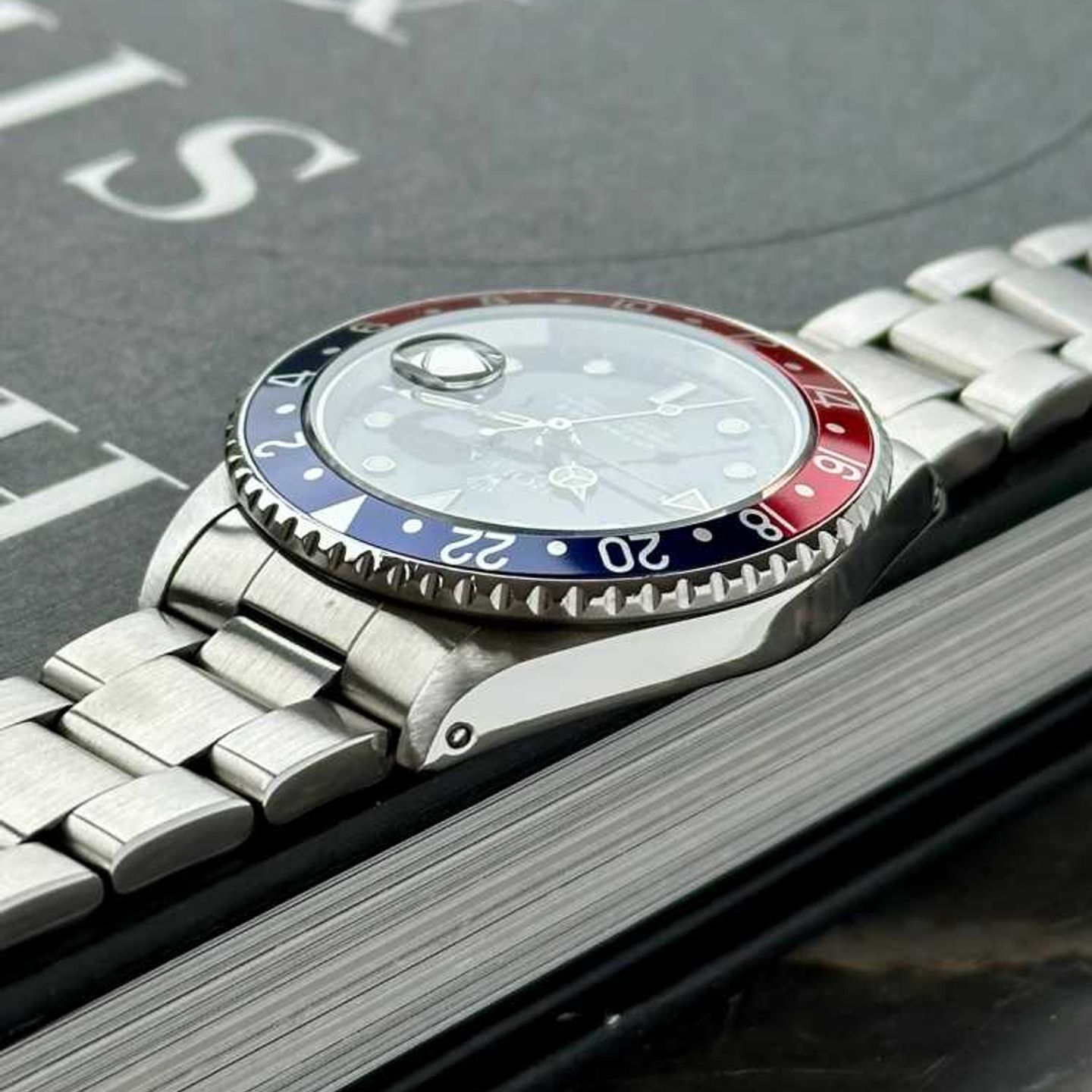 Rolex GMT-Master II 16710 (1995) - Black dial 40 mm Steel case (7/8)