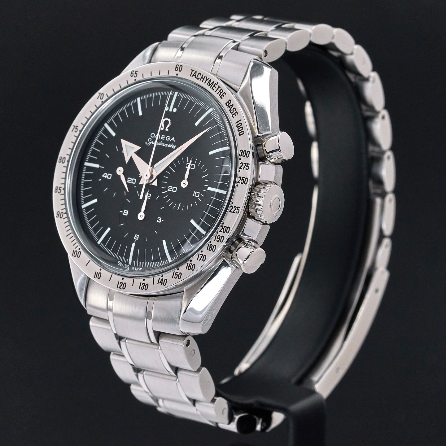 Omega Speedmaster Broad Arrow 3594.50 (Onbekend (willekeurig serienummer)) - Zwart wijzerplaat 42mm Staal (3/6)