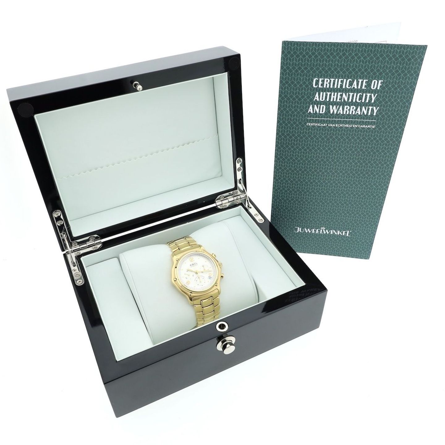 Ebel 1911 8137241 (2005) - Black dial Yellow Gold case (4/8)