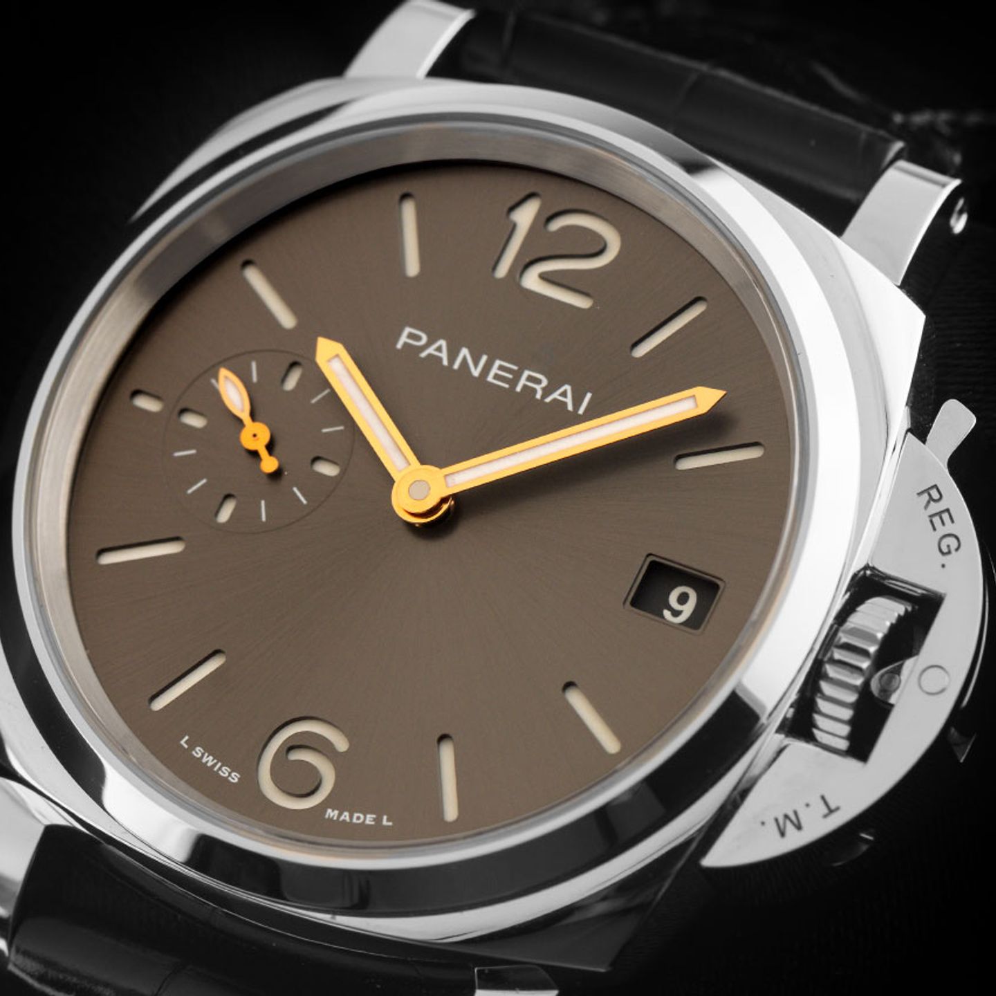 Panerai Luminor Due PAM01247 (2026) - Grey dial 38 mm Steel case (3/8)