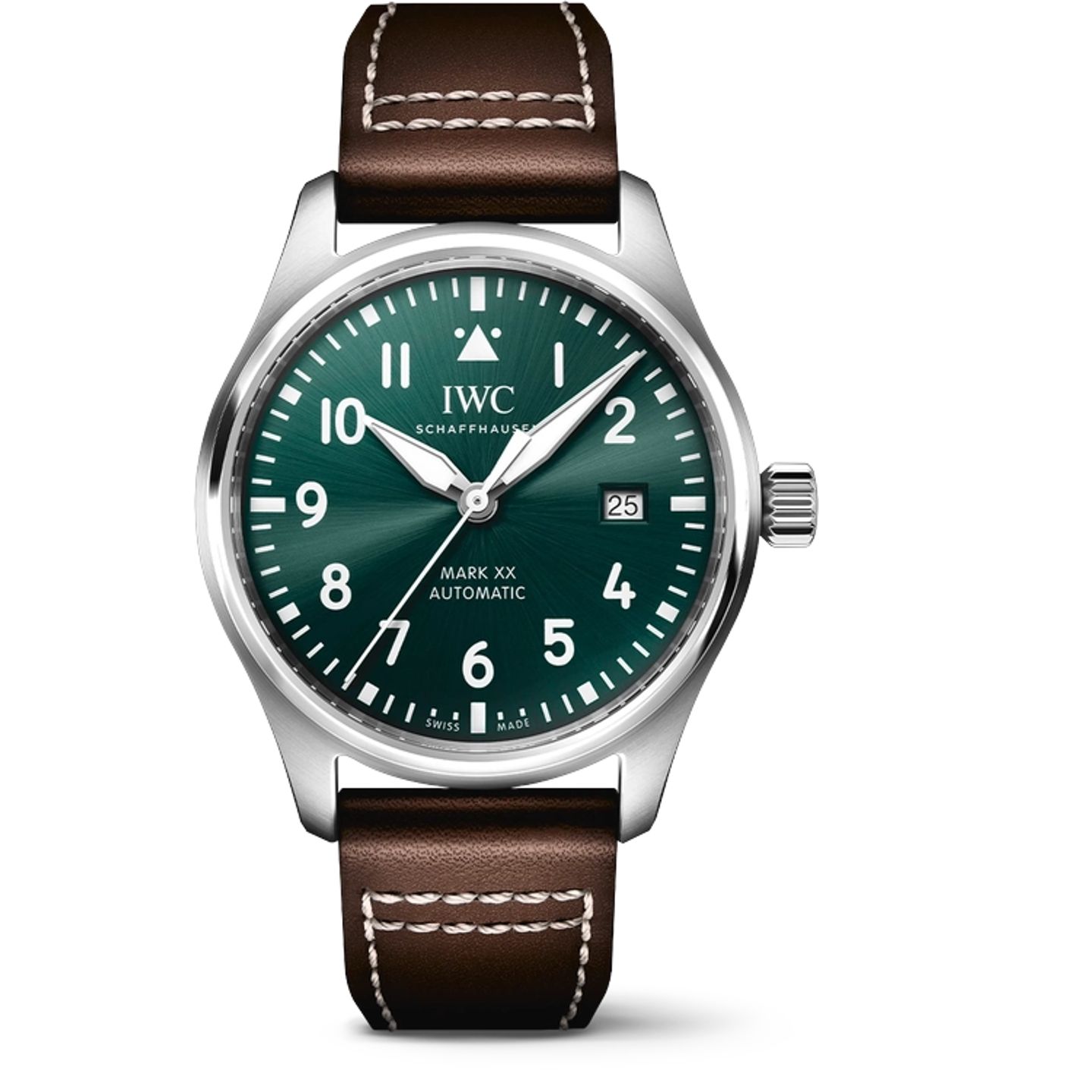 IWC Pilot Mark IW328205 (2025) - Groen wijzerplaat 40mm Staal (1/1)