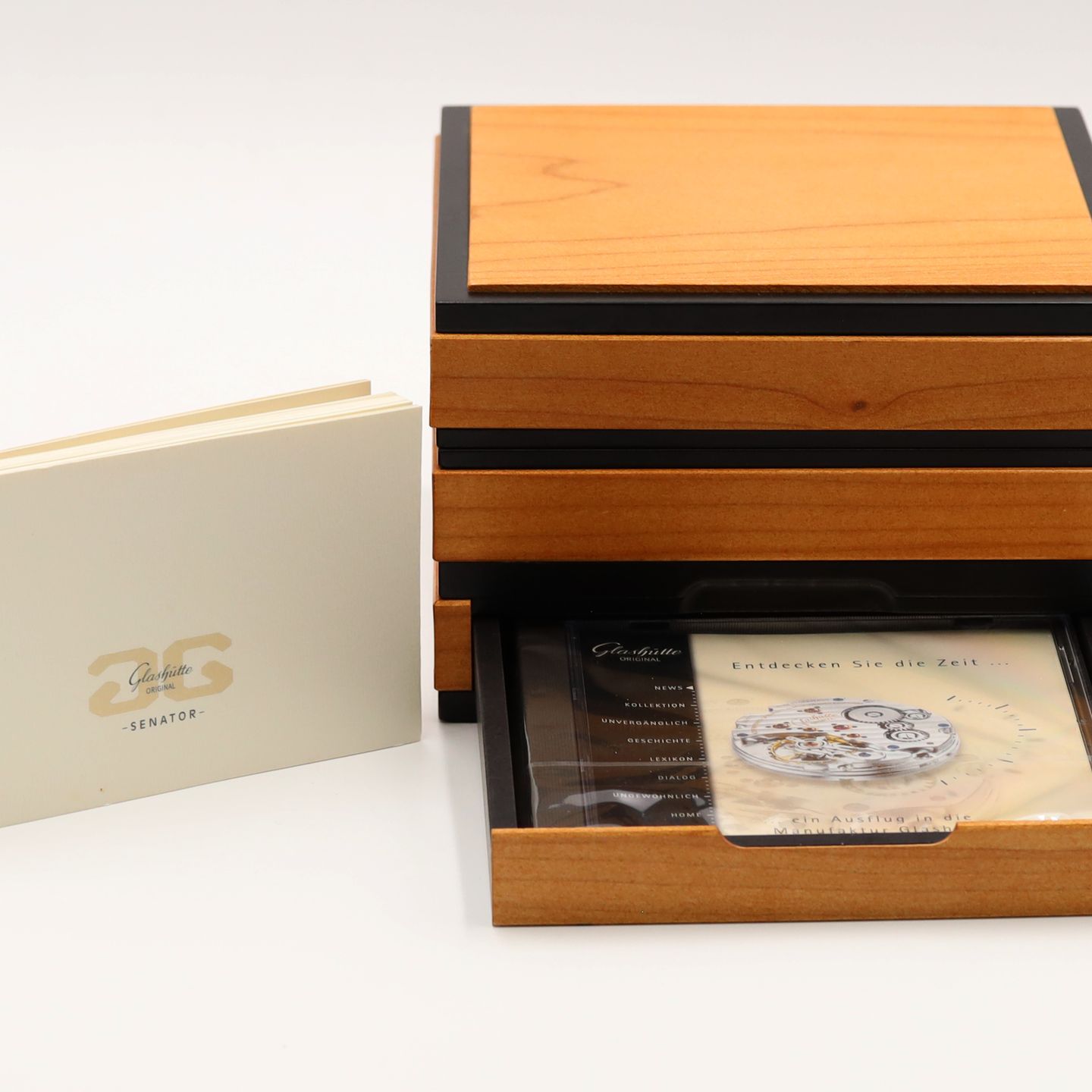 Glashütte Original Senator Karrée 1-39-31-06-04-04 (Unknown (random serial)) - Silver dial 35 mm Steel case (8/8)