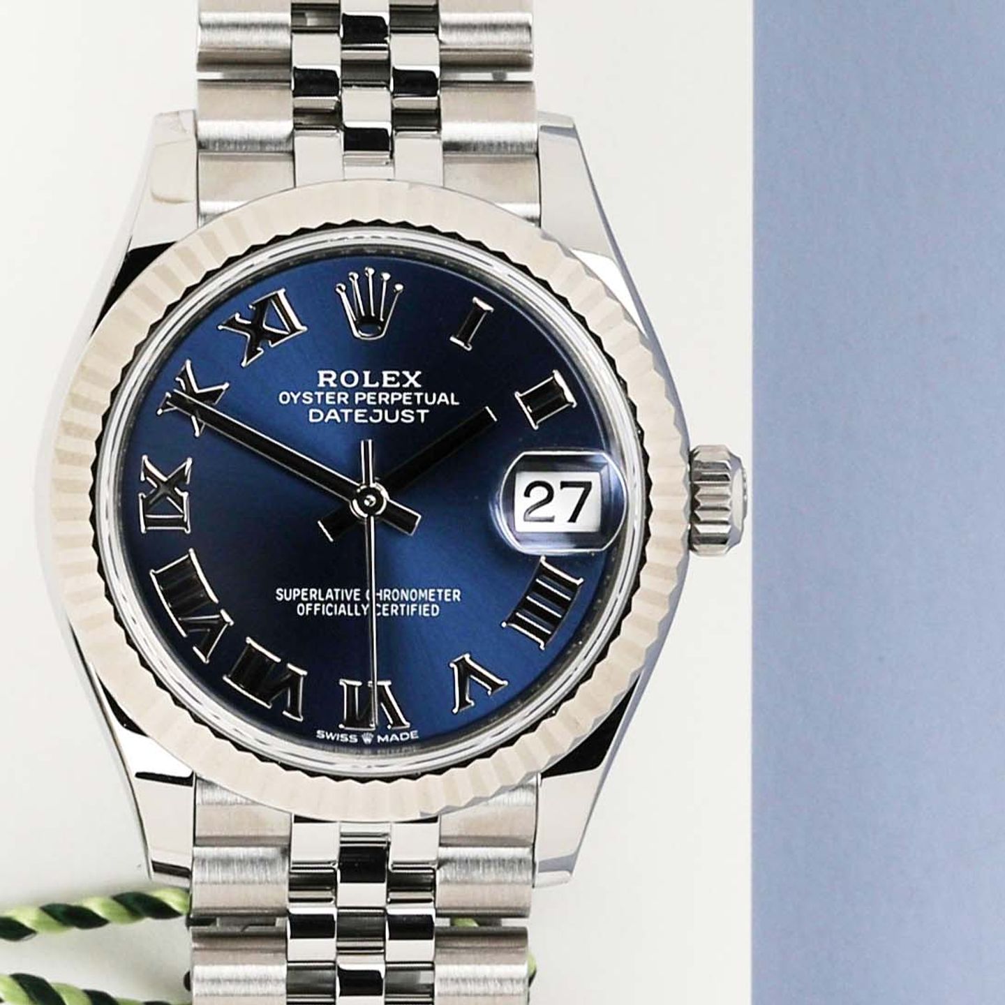 Rolex Datejust 31 278274 (2024) - Blue dial 31 mm Steel case (5/8)