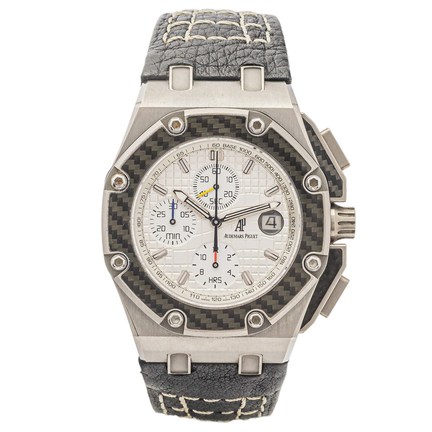 Audemars Piguet Royal Oak Offshore 26030IO.OO.D001IN.01 (2005) - Silver dial 54 mm Titanium case (2/7)