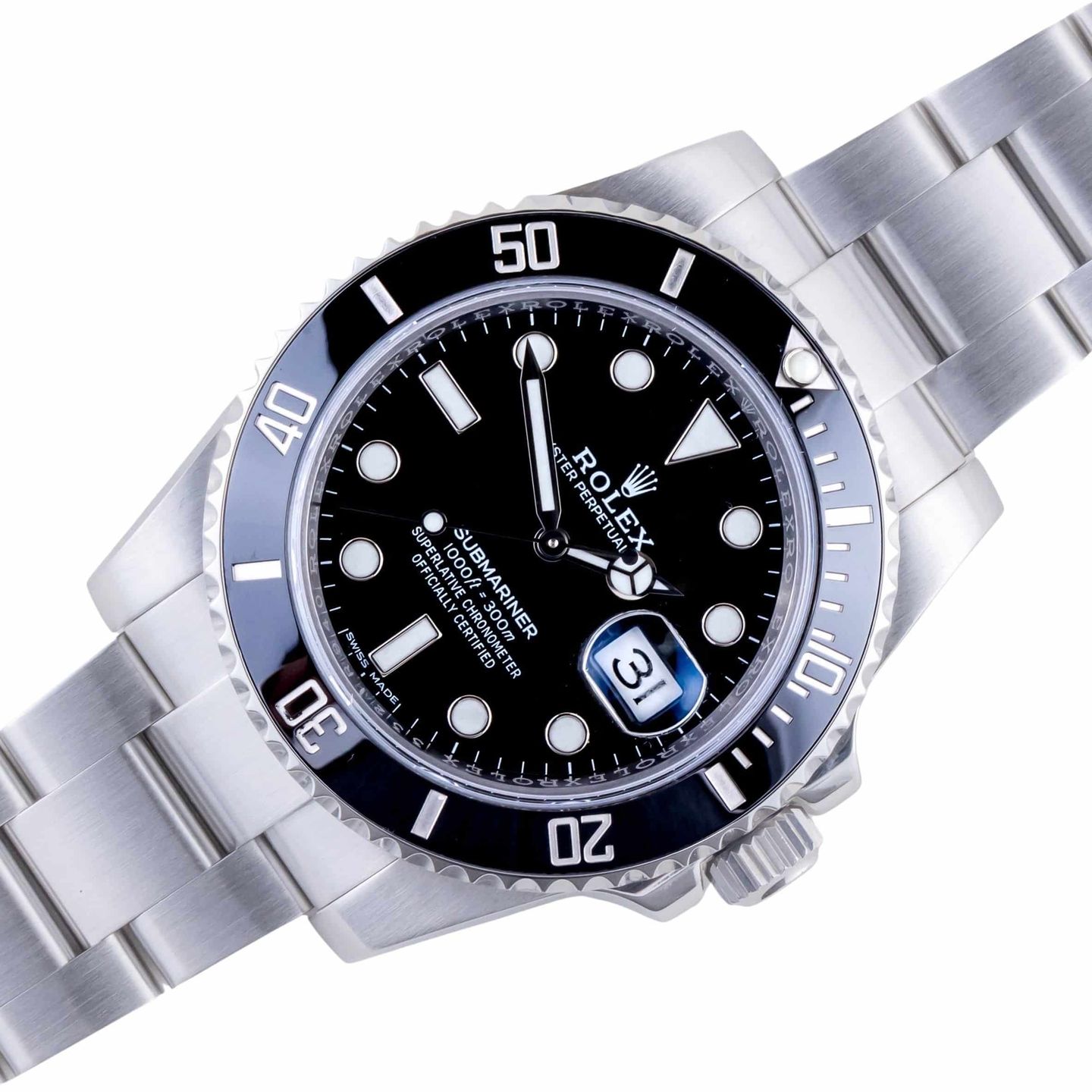 Rolex Submariner Date 116610LN (2018) - Black dial 40 mm Steel case (1/8)