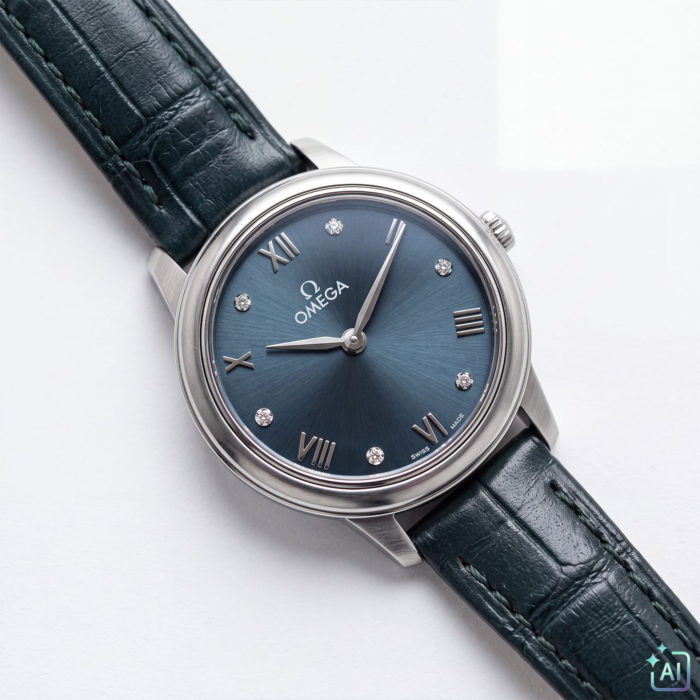 Omega De Ville 434.13.28.60.60.001 (Onbekend (willekeurig serienummer)) - 28mm Staal (3/5)