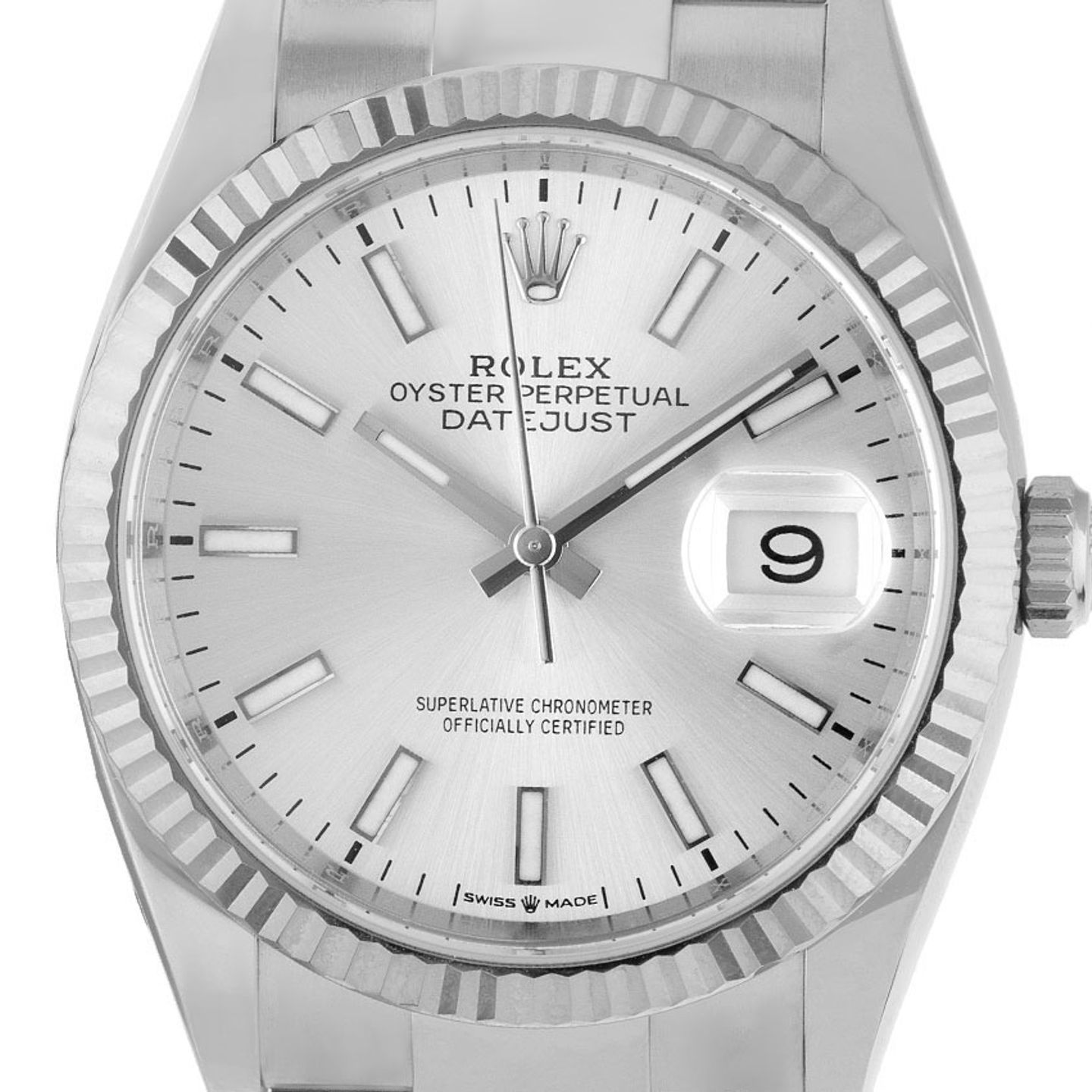 Rolex Datejust 36 126234 (2021) - Silver dial 36 mm Steel case (1/7)