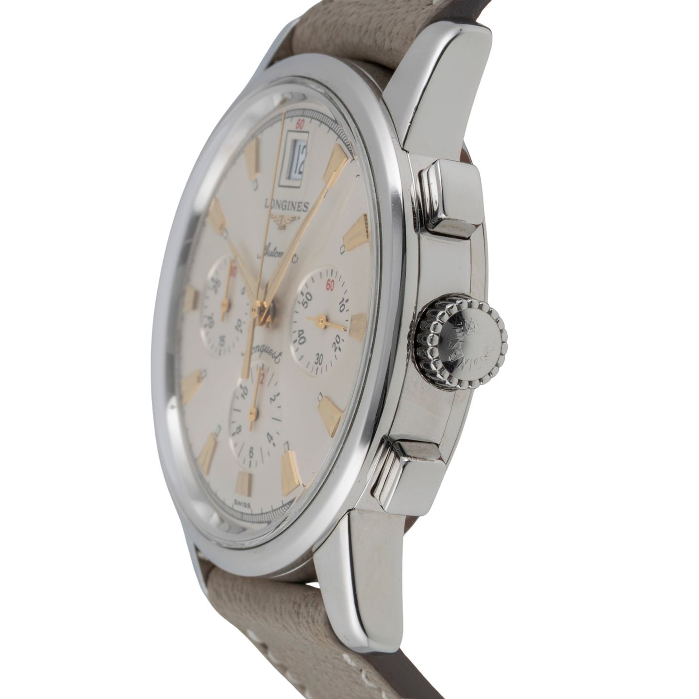 Longines Conquest Heritage L1.641.4.52.2 (2007) - Black dial 39 mm Steel case (6/8)