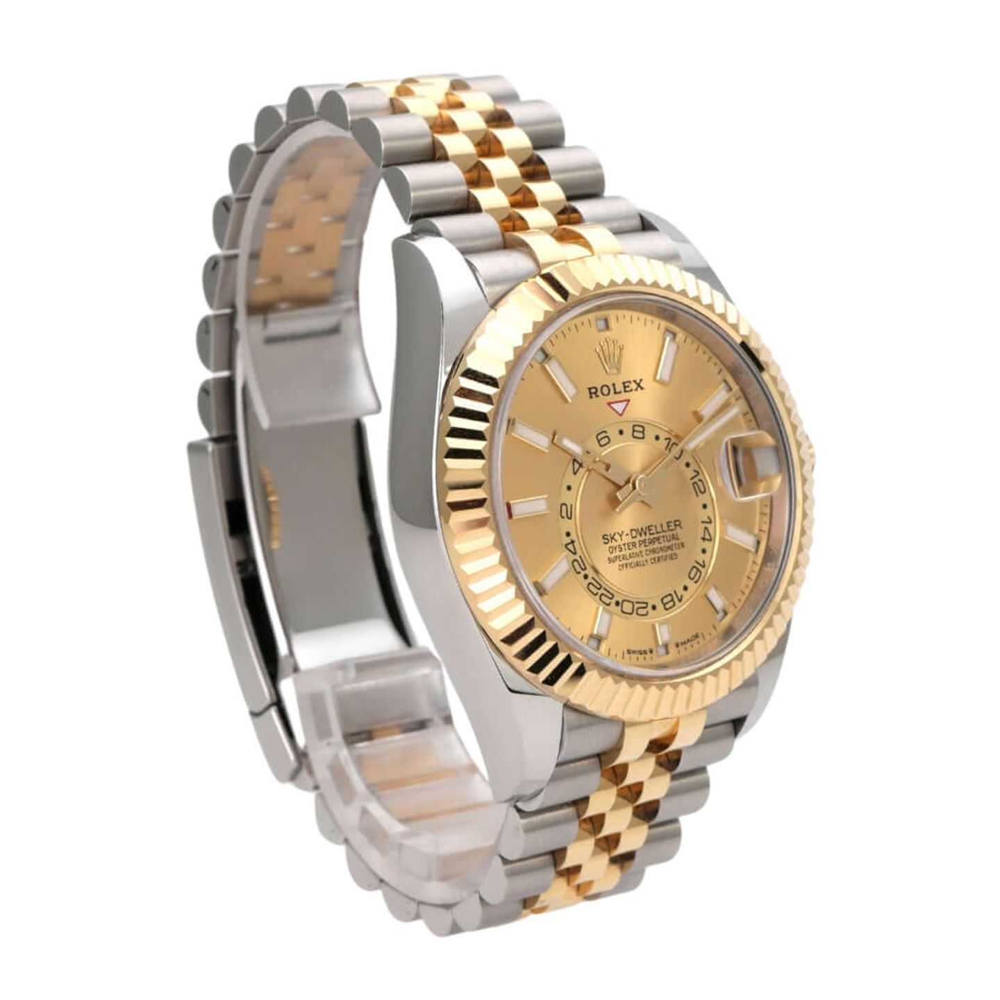 Rolex Sky-Dweller 336933 (2023) - Zwart wijzerplaat 42mm Goud/Staal (4/8)