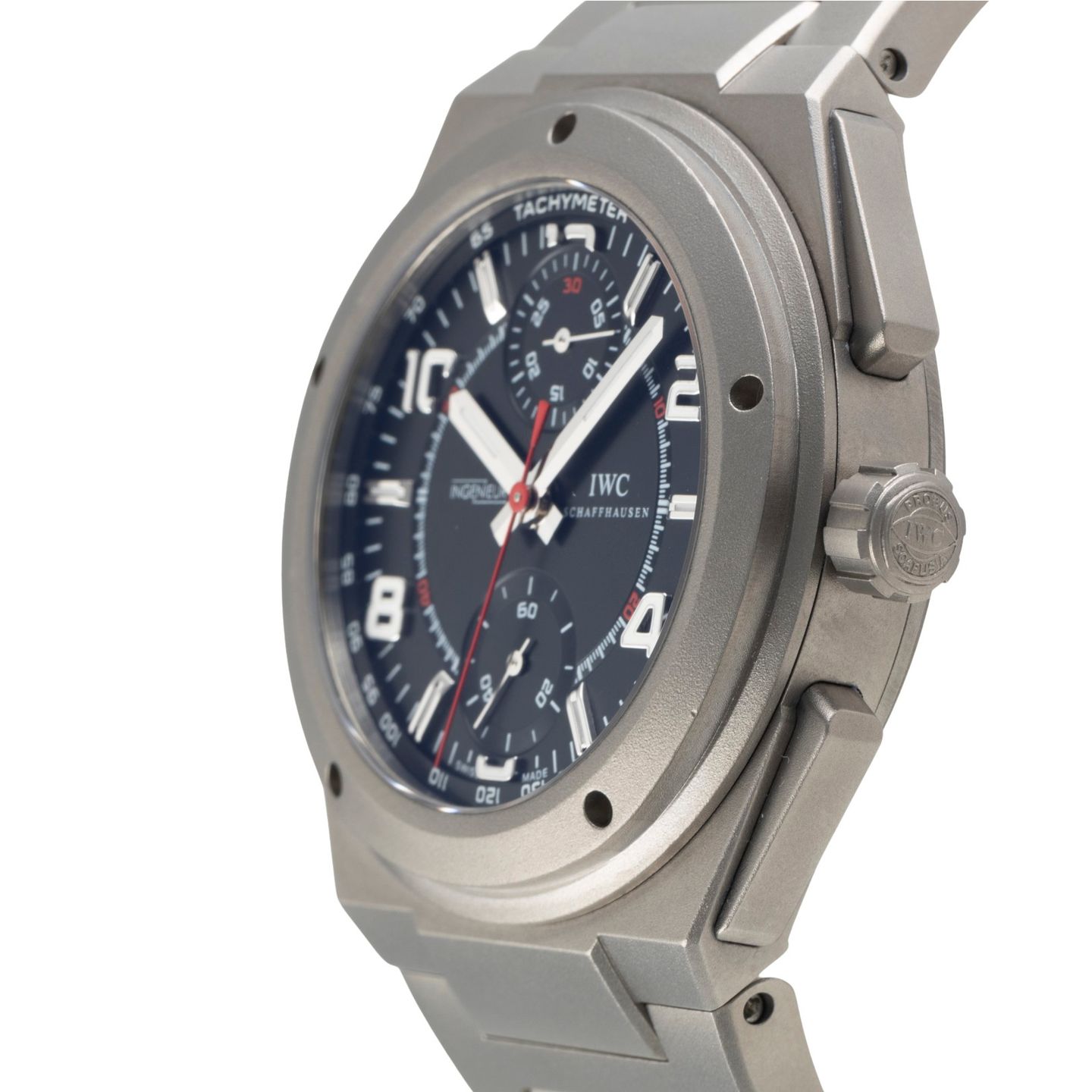 IWC Ingenieur AMG IW372503 (Onbekend (willekeurig serienummer)) - Zwart wijzerplaat 43mm Titanium (6/8)