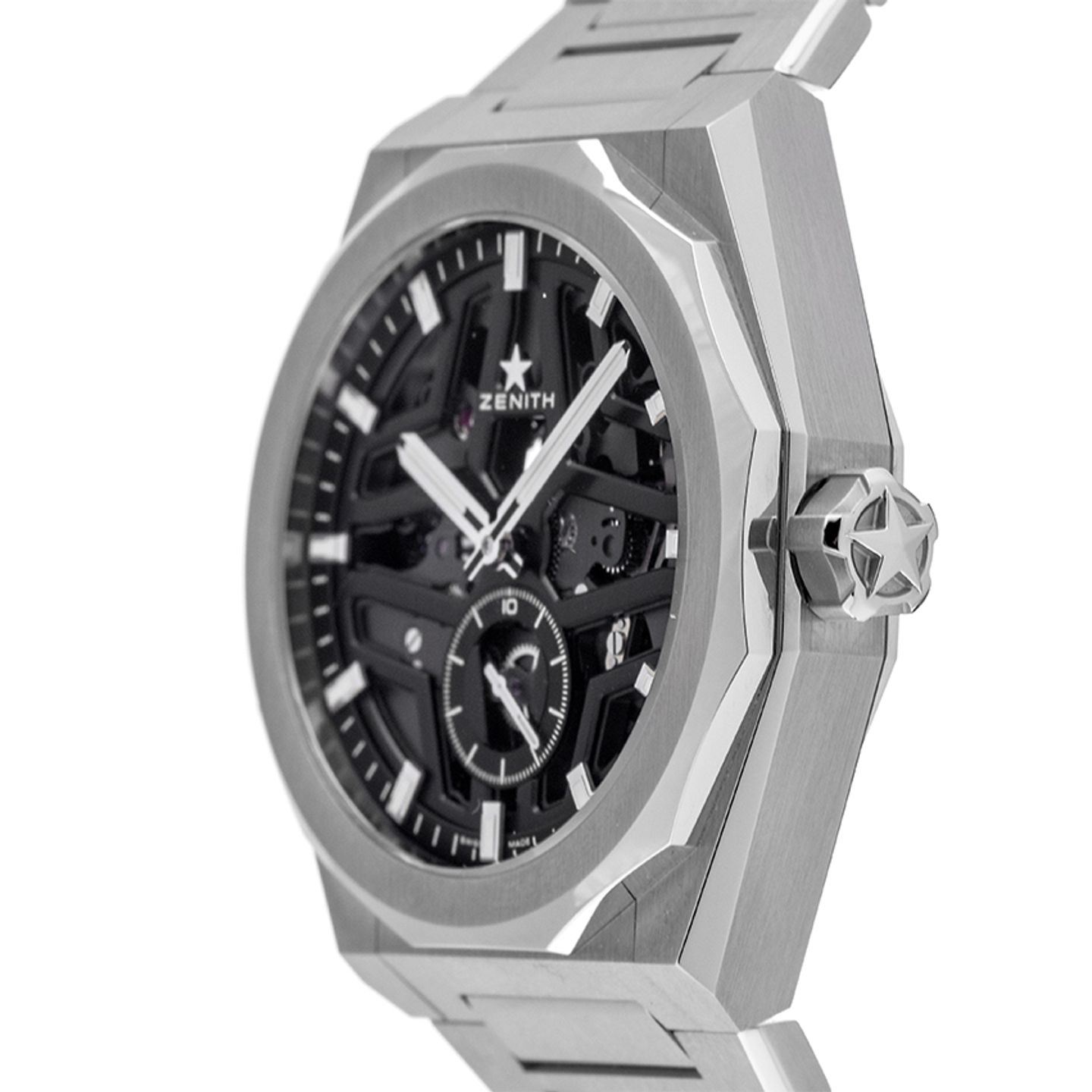 Zenith Defy Skyline 03.9300.3620/78.I001 (Onbekend (willekeurig serienummer)) - Transparant wijzerplaat 41mm Staal (3/6)