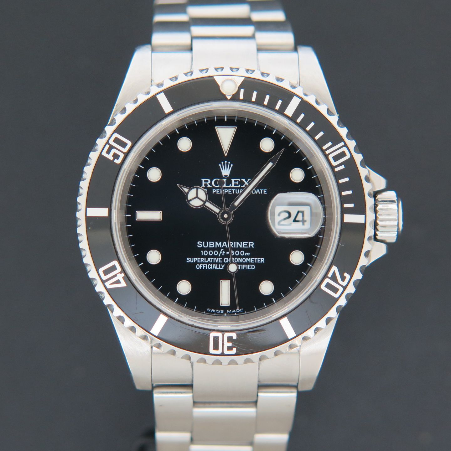 Rolex Submariner Date 116610BR (2004) - 40mm Staal (3/4)