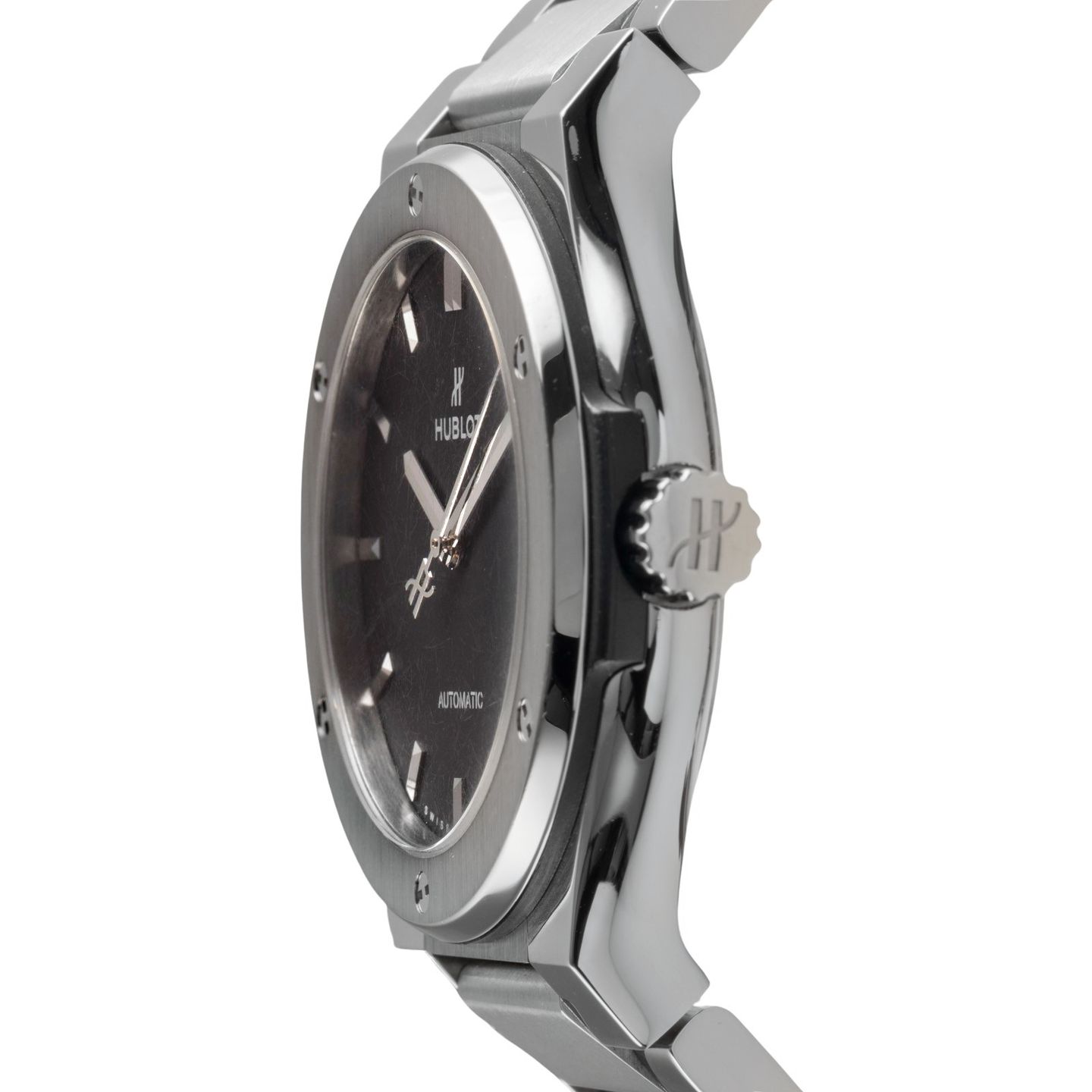 Hublot Classic Fusion 548.NX.1170.NX (Unknown (random serial)) - Black dial 42 mm Titanium case (6/8)