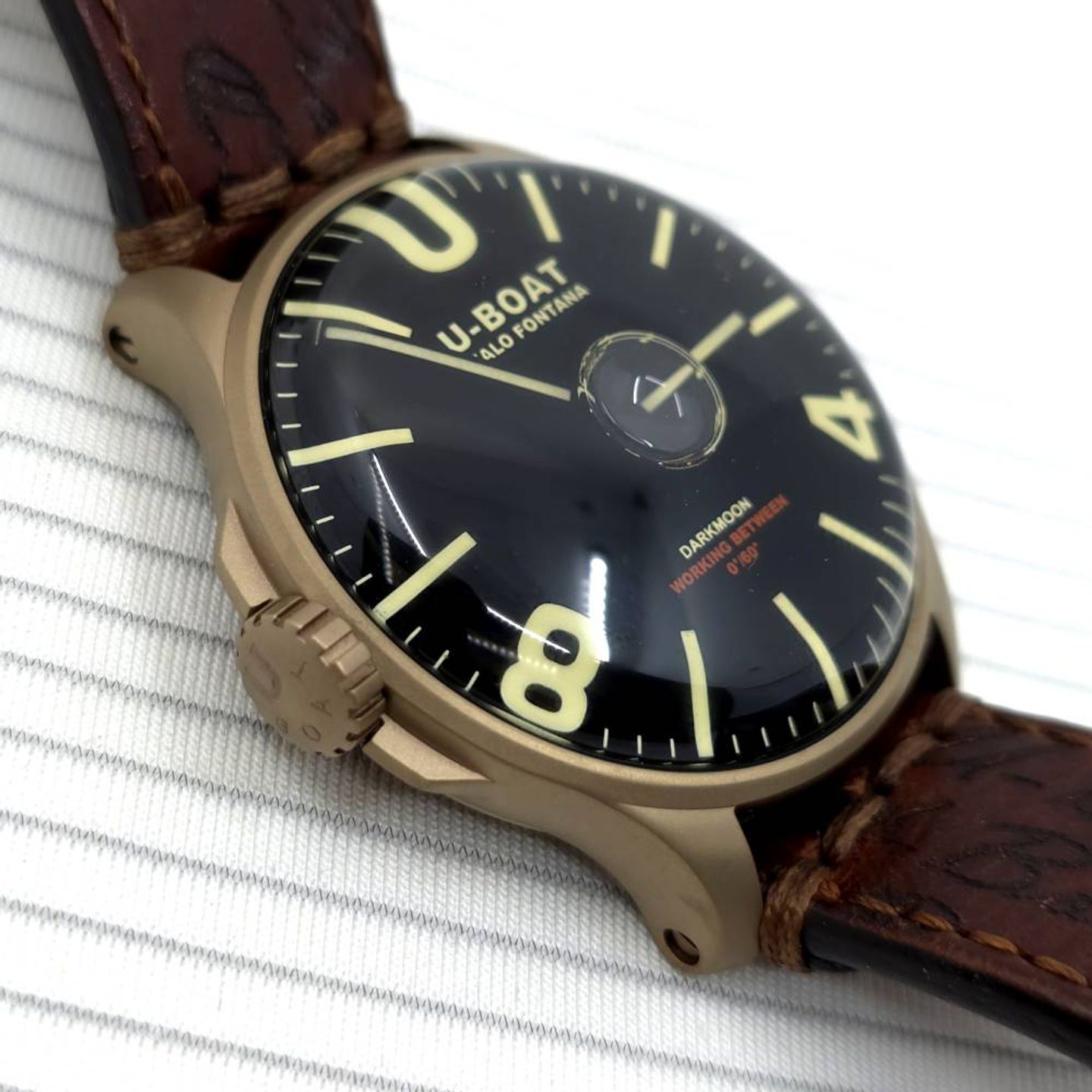 U-Boat Unknown 8467/B (2025) - Black dial 45 mm Steel case (3/8)