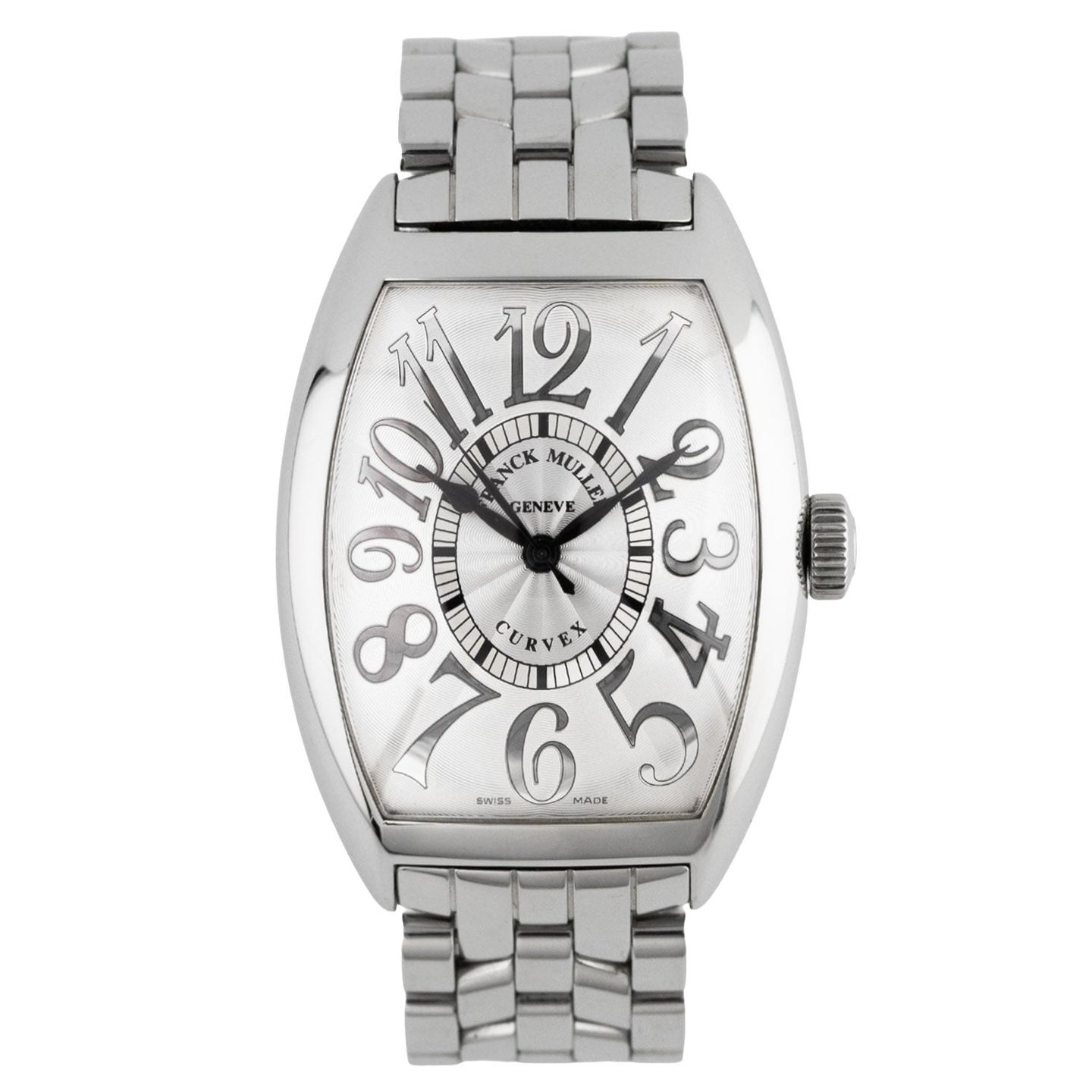 Franck Muller Cintrée Curvex 8880 SC DT VIN AC (Onbekend (willekeurig serienummer)) - Wit wijzerplaat 40mm (1/7)