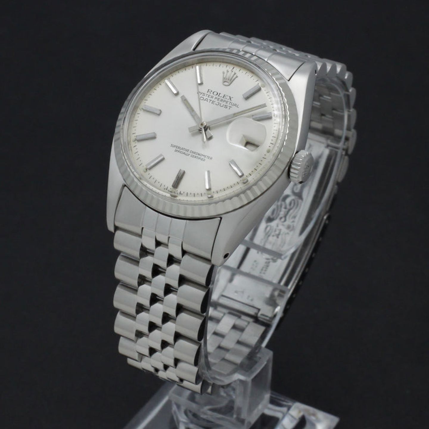 Rolex Datejust 1601 (1967) - Silver dial 36 mm Steel case (4/7)