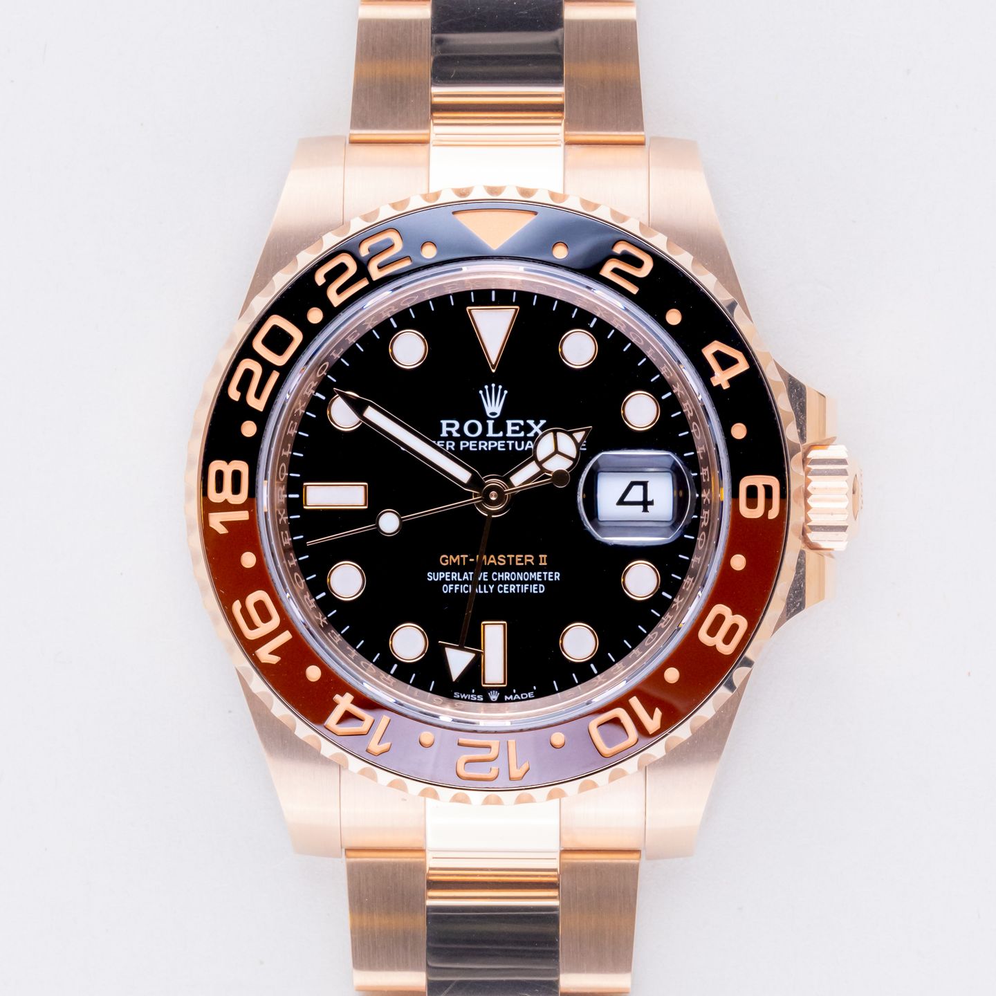 Rolex GMT-Master II 126715CHNR (2025) - Black dial 40 mm Rose Gold case (3/8)