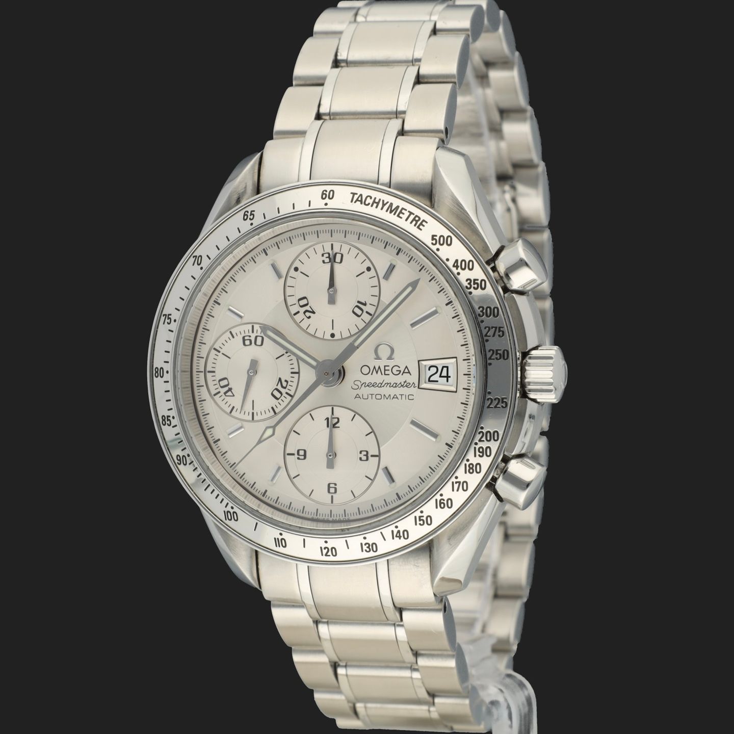 Omega Speedmaster Date 3513.30 (2001) - 39mm Staal (1/8)