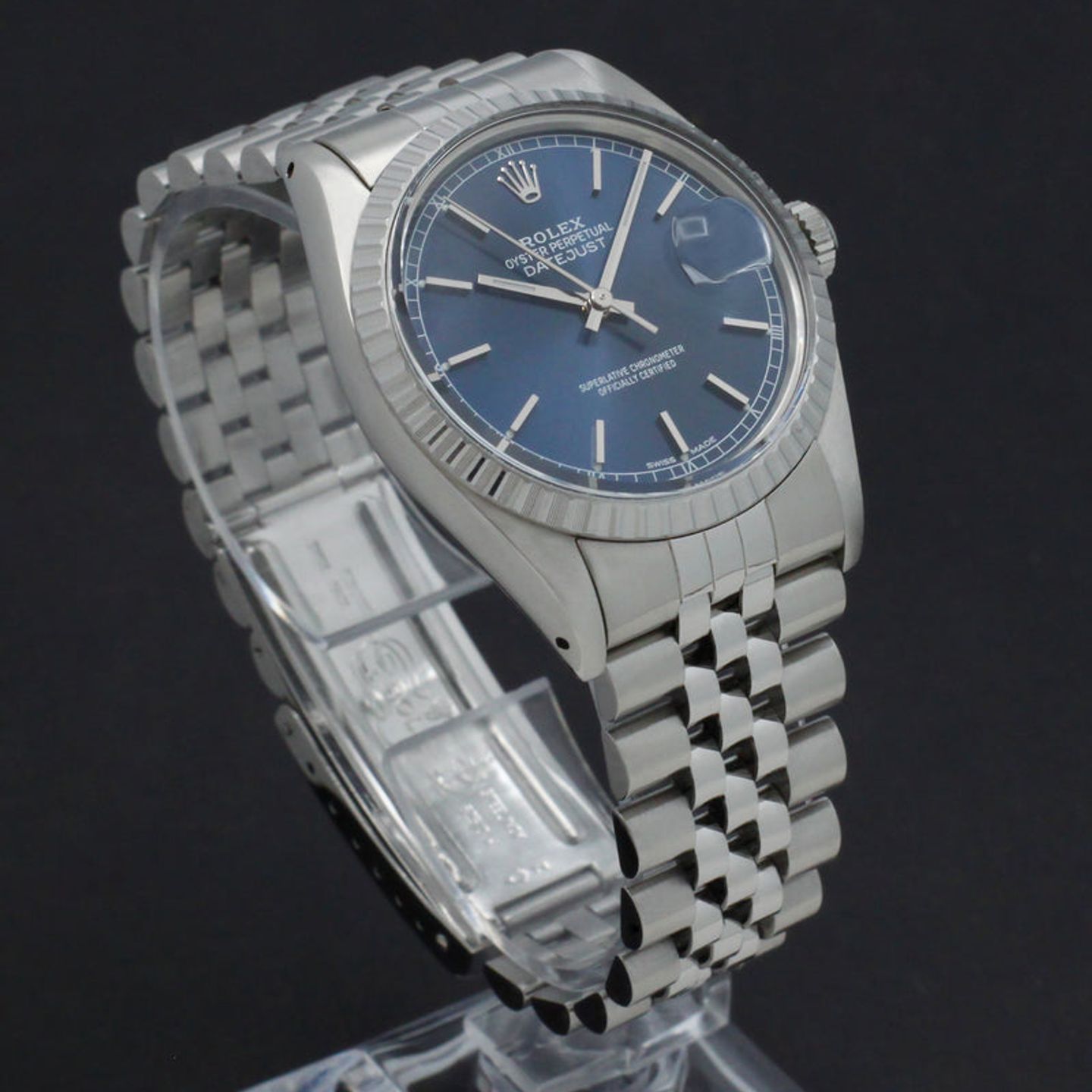 Rolex Datejust 36 16030 (1979) - Blauw wijzerplaat 36mm Staal (6/7)