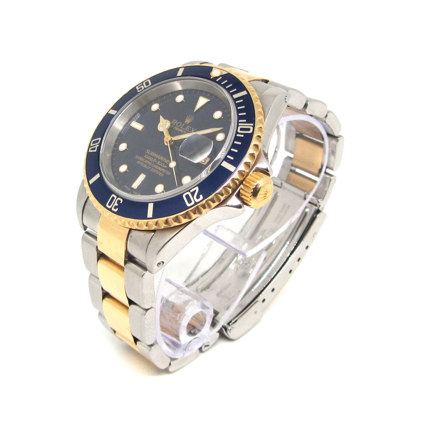 Rolex Submariner Date 16613 (1998) - 40 mm Gold/Steel case (4/5)