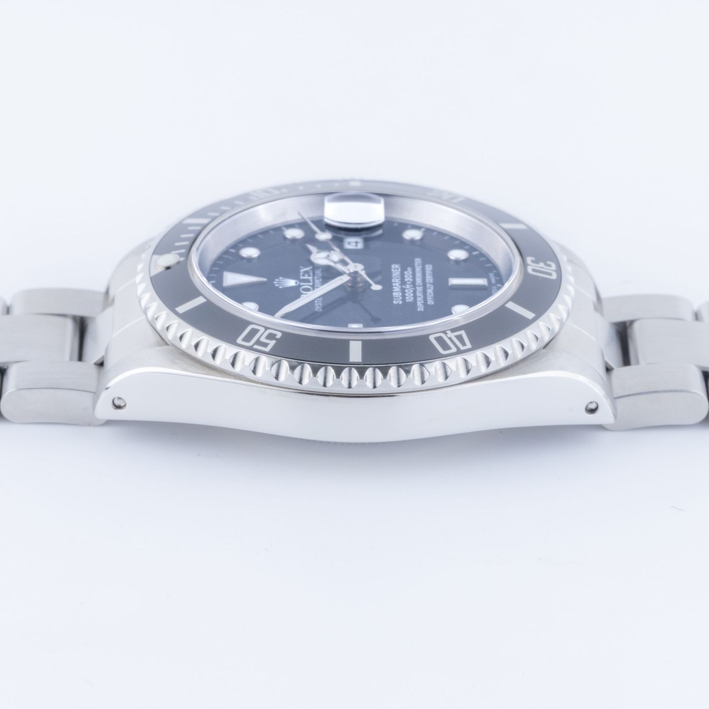 Rolex Submariner Date 16610 (1996) - Zwart wijzerplaat 40mm Staal (5/8)