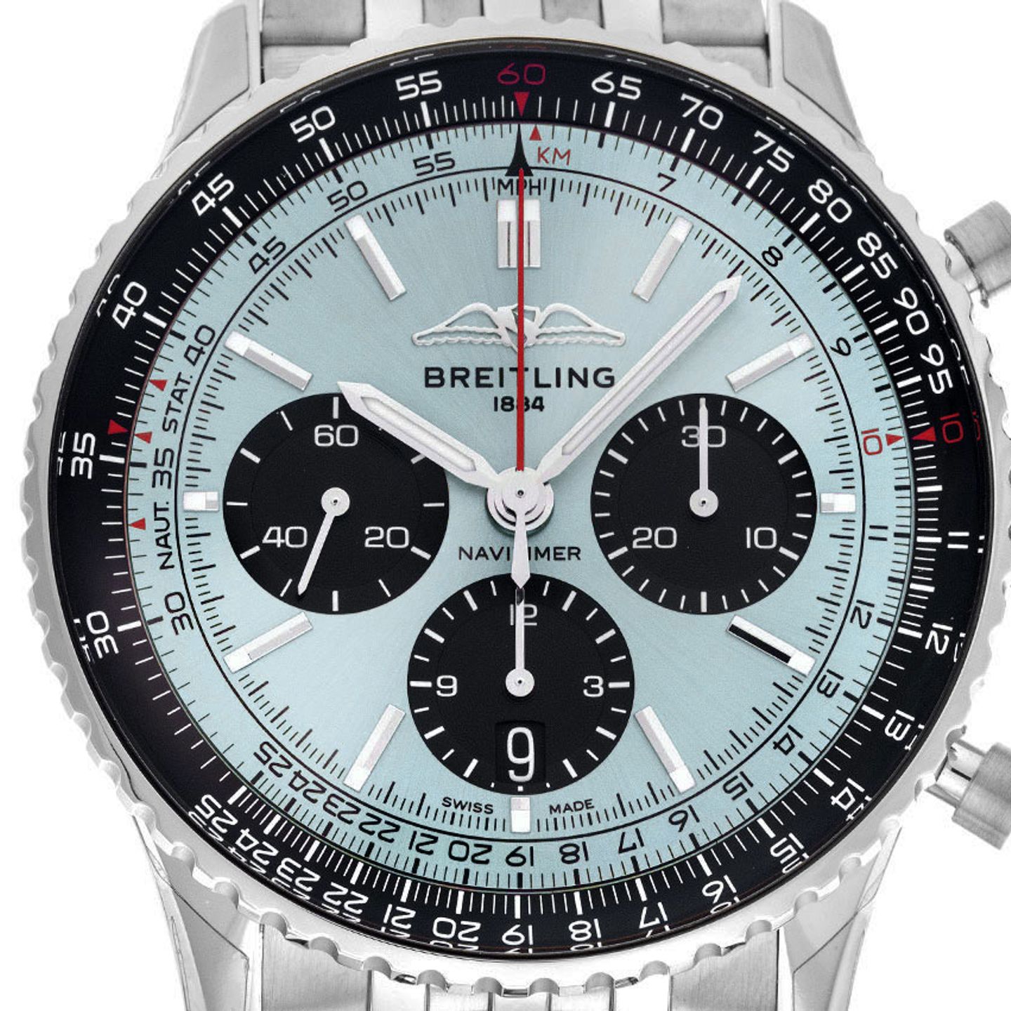 Breitling Navitimer 1 B01 Chronograph AB0139241C2A1 (2026) - Blue dial 41 mm Steel case (1/7)