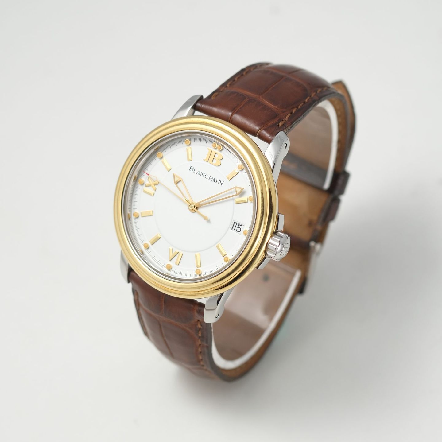 Blancpain Léman Ultra Slim 2100 (1995) - White dial 39 mm Steel case (8/8)