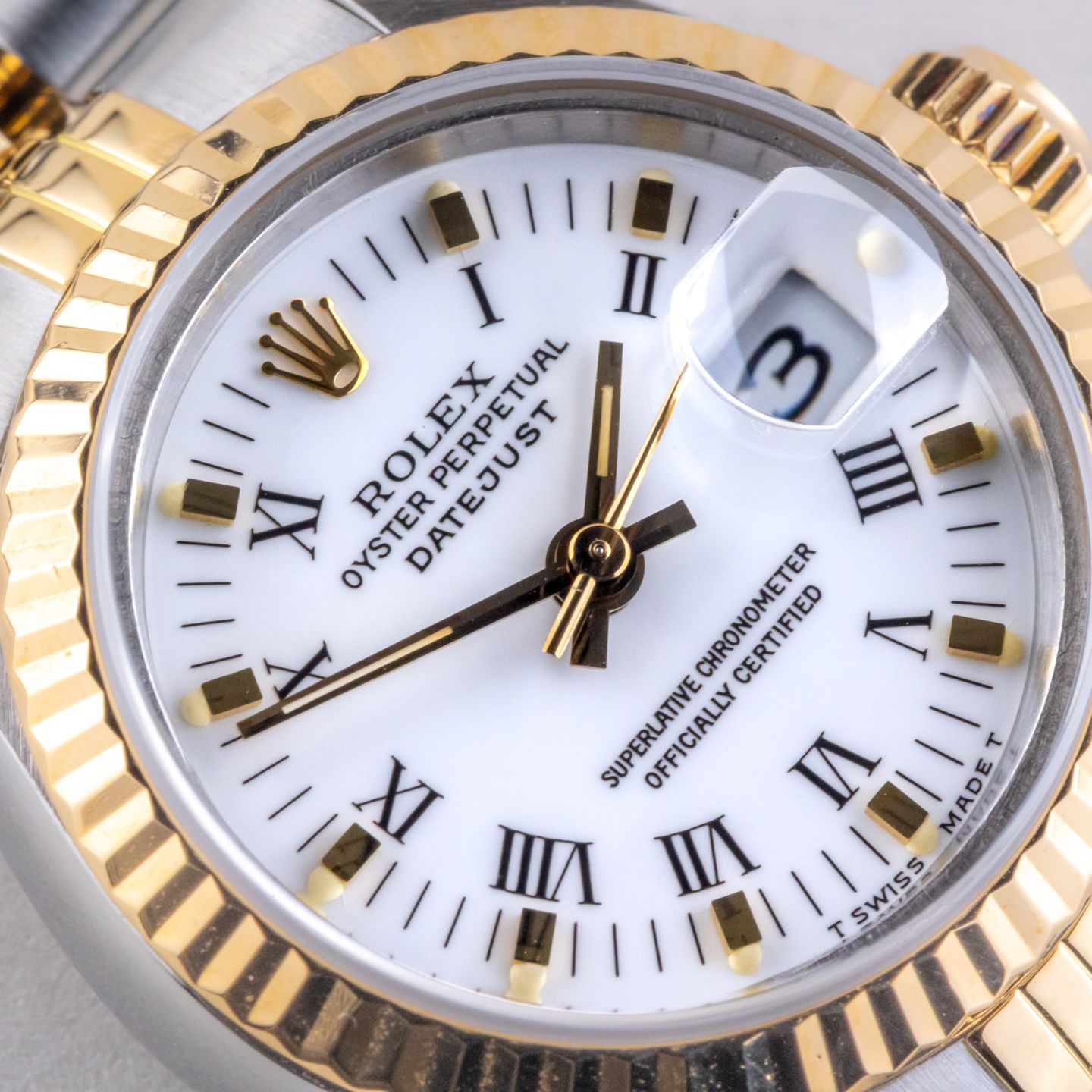 Rolex Lady-Datejust 69173 (1989) - 26mm Goud/Staal (2/8)