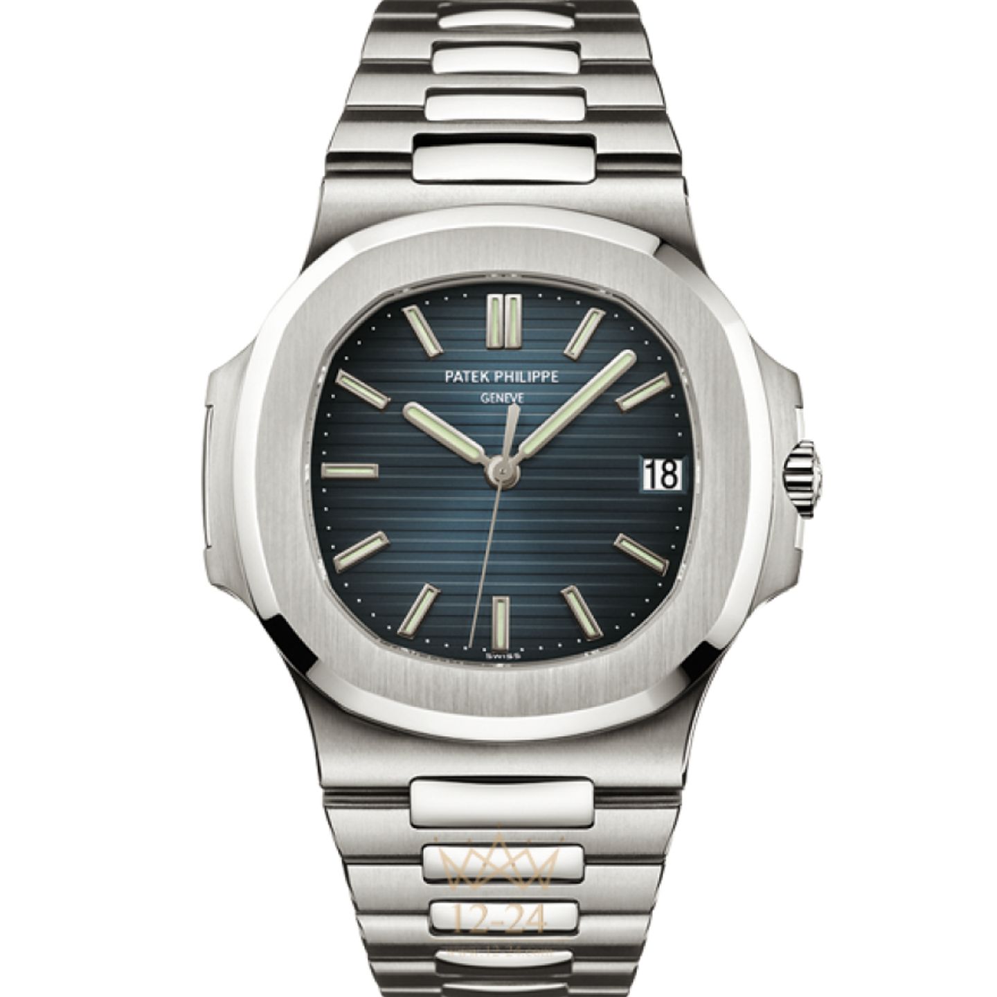 Patek Philippe Nautilus 5711/1A-010 (2011) - Blauw wijzerplaat 40mm Staal (1/8)