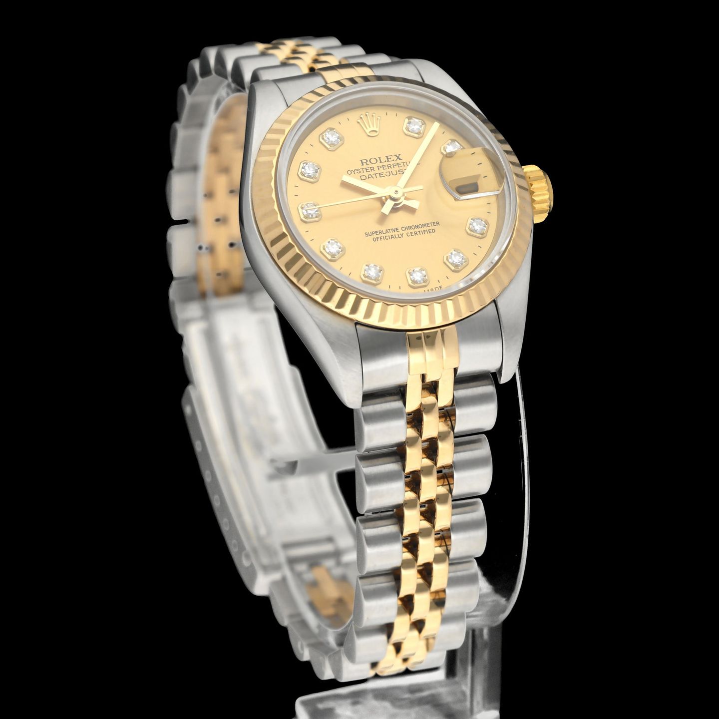 Rolex Lady-Datejust 79173G (2002) - 26 mm Gold/Steel case (4/7)