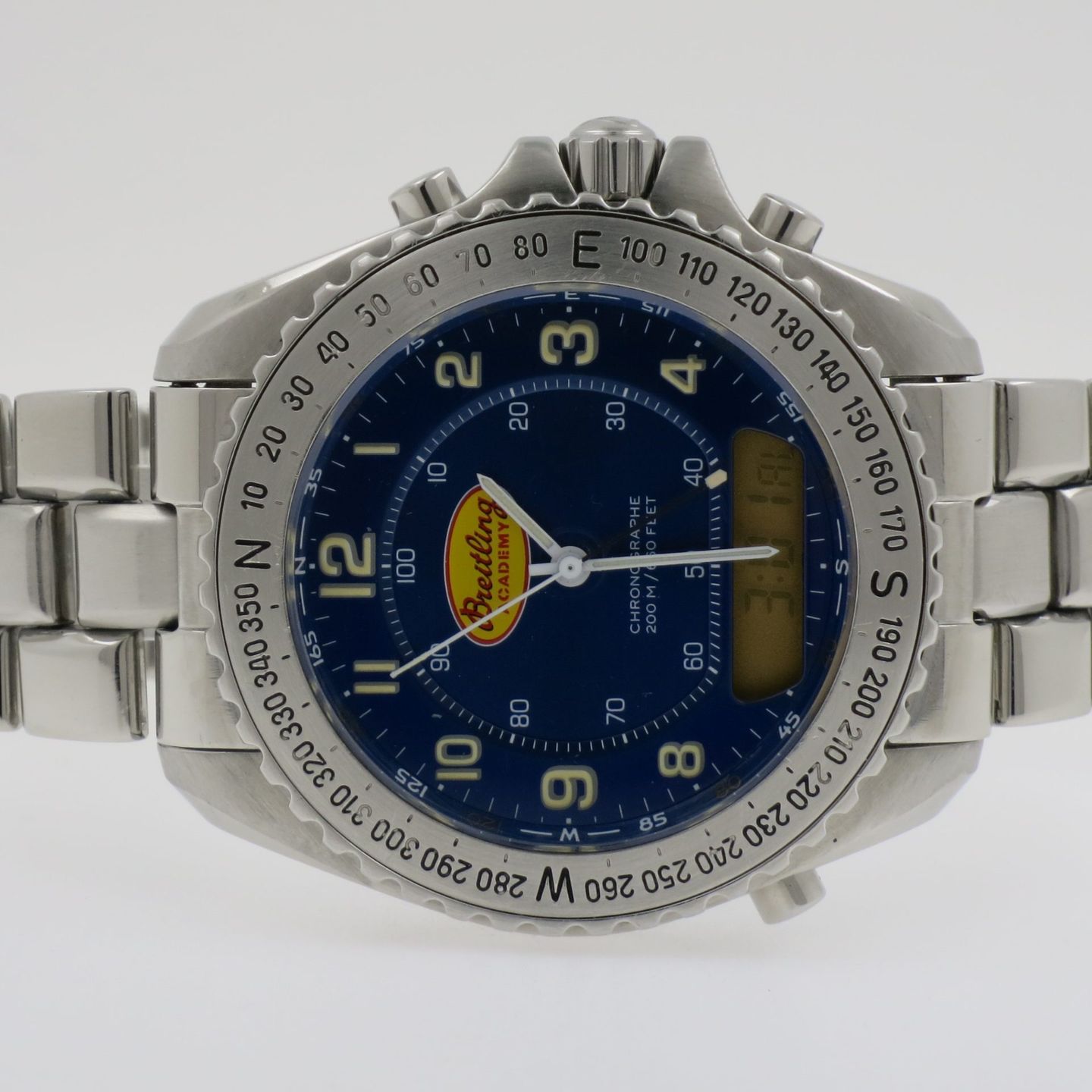 Breitling Pluton A51038 (1998) - Blauw wijzerplaat 41mm Staal (2/4)