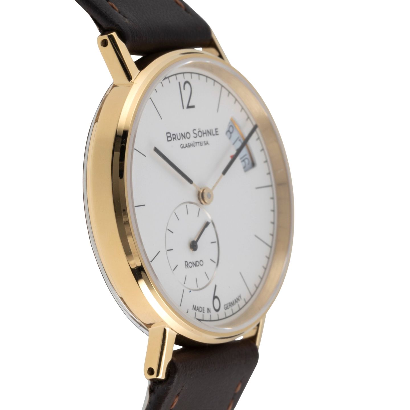 Bruno Söhnle Rondo 17-33192-261 (2025) - White dial 33 mm Gold/Steel case (7/8)