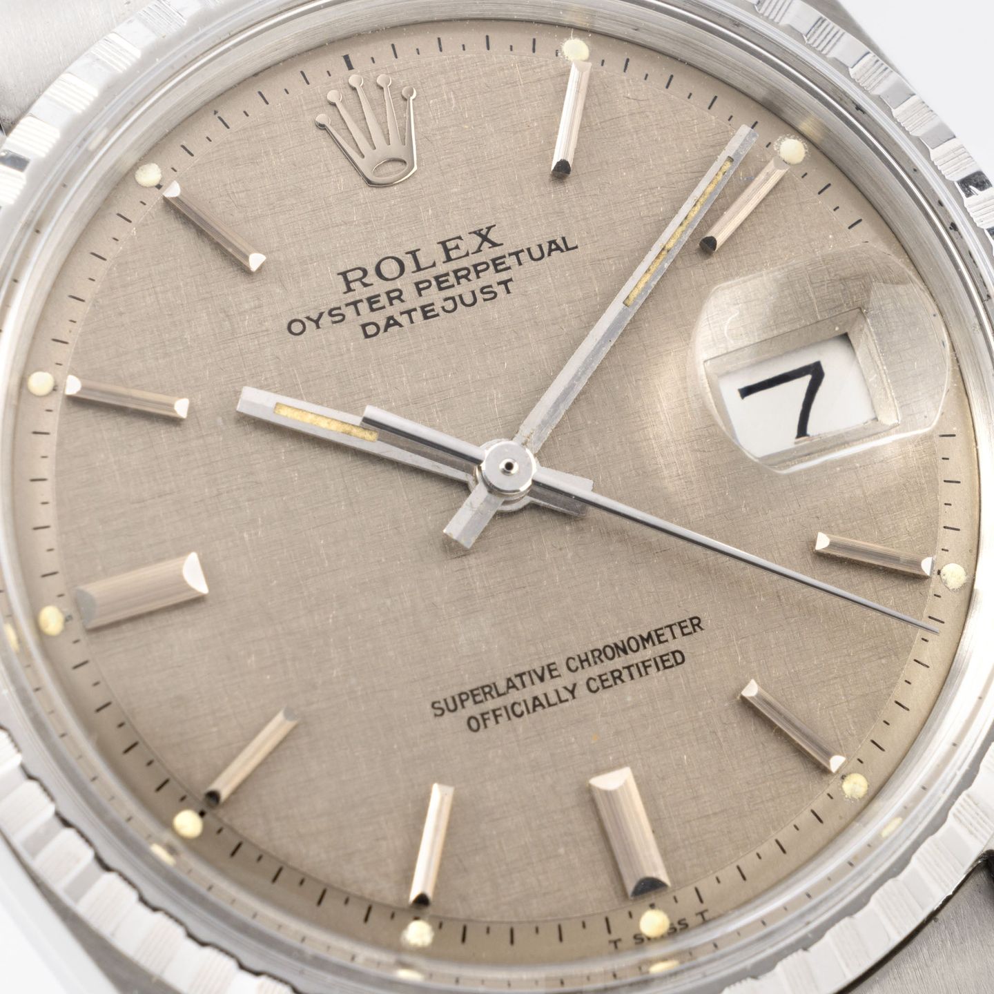 Rolex Datejust 1603 (1970) - Grijs wijzerplaat 36mm Staal (2/8)