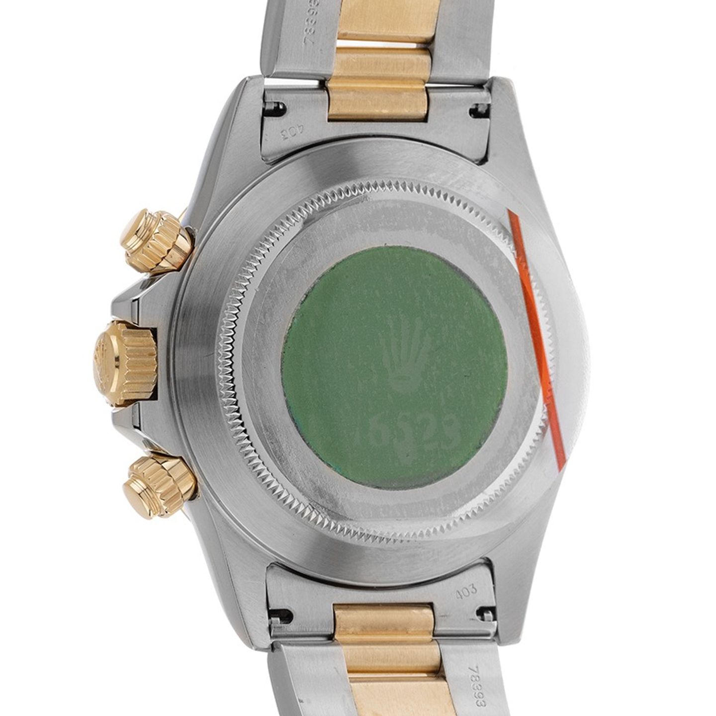 Rolex Daytona 16523 (1995) - Zwart wijzerplaat 40mm Goud/Staal (6/8)